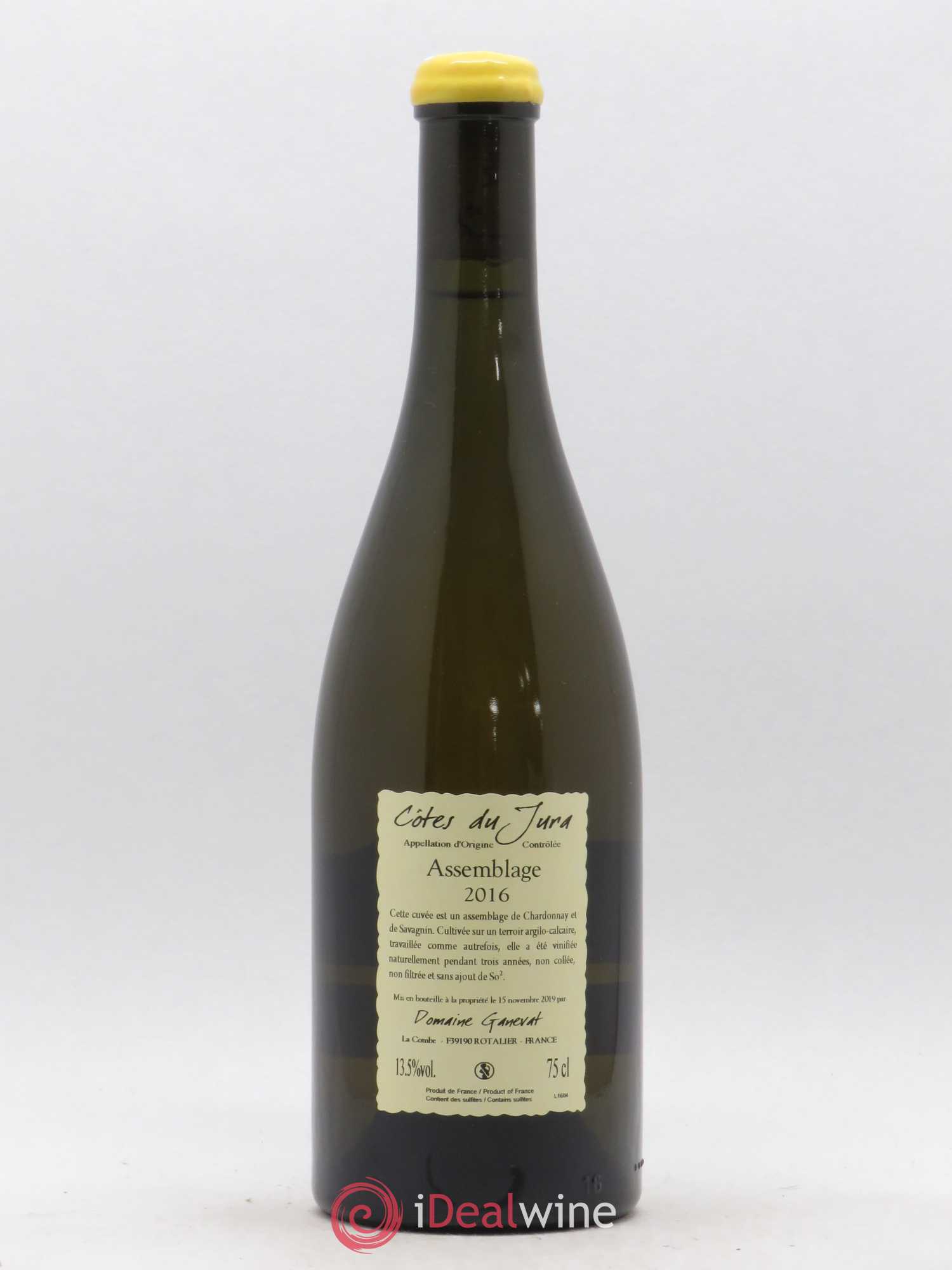 Côtes du Jura Cuvée Orégane Jean-François Ganevat (Domaine) 2016 - Lot de 1 bouteille - 1