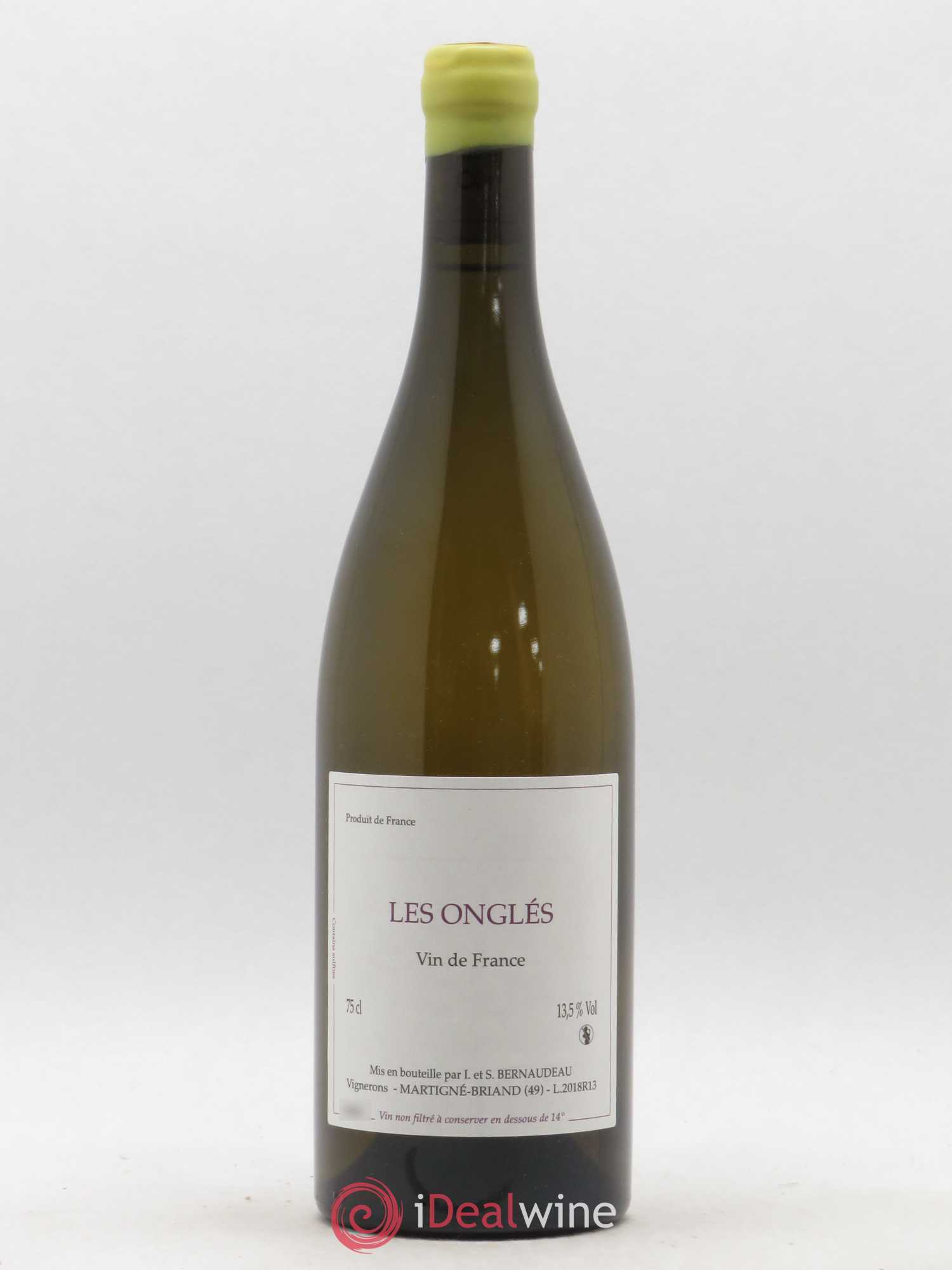 Vin de France Les Onglés Stéphane Bernaudeau 2018 - Posten von 1 Flasche - 0
