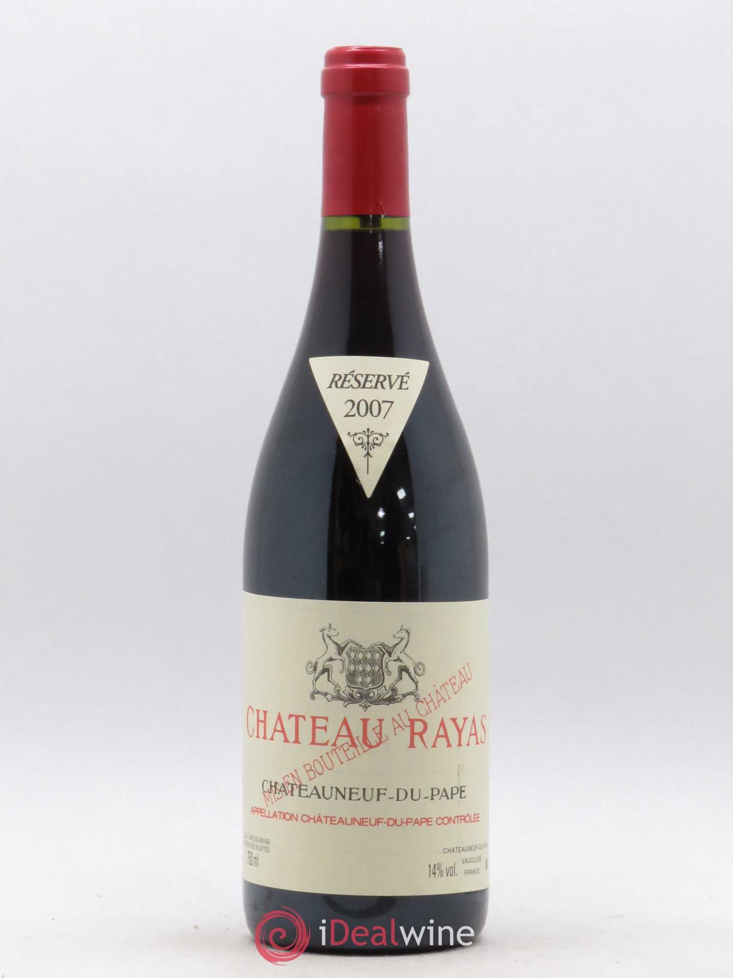 Châteauneuf-du-Pape Château Rayas Emmanuel Reynaud 2007 - Lot de 1 bouteille - 0