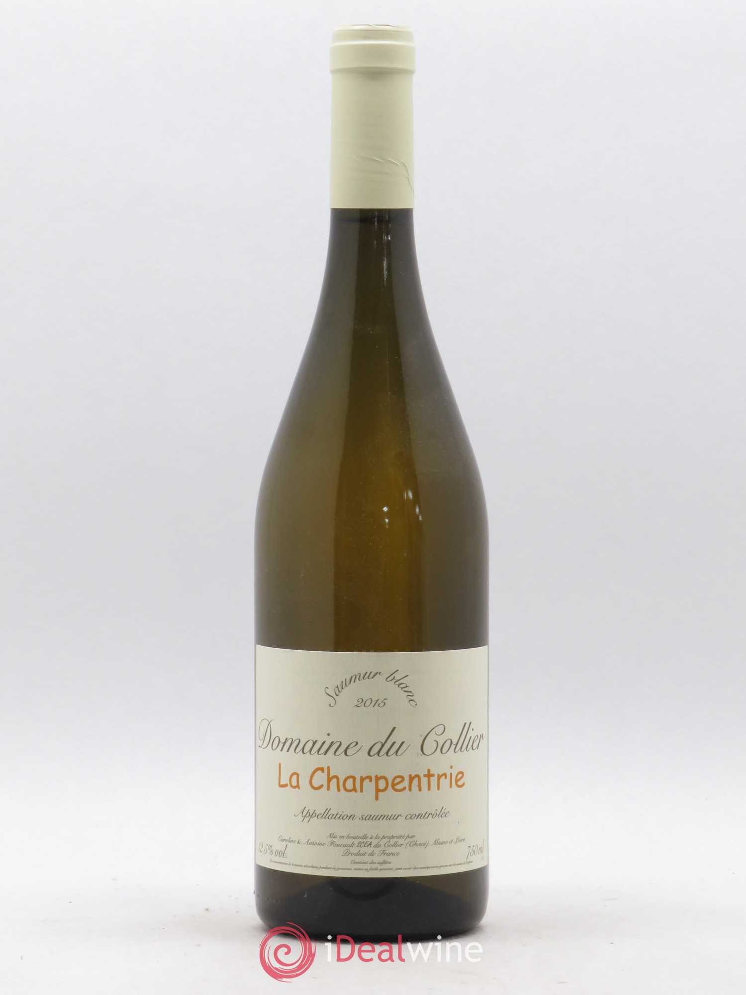 Saumur La Charpentrie Domaine du Collier 2015 - Lot de 1 bouteille - 0