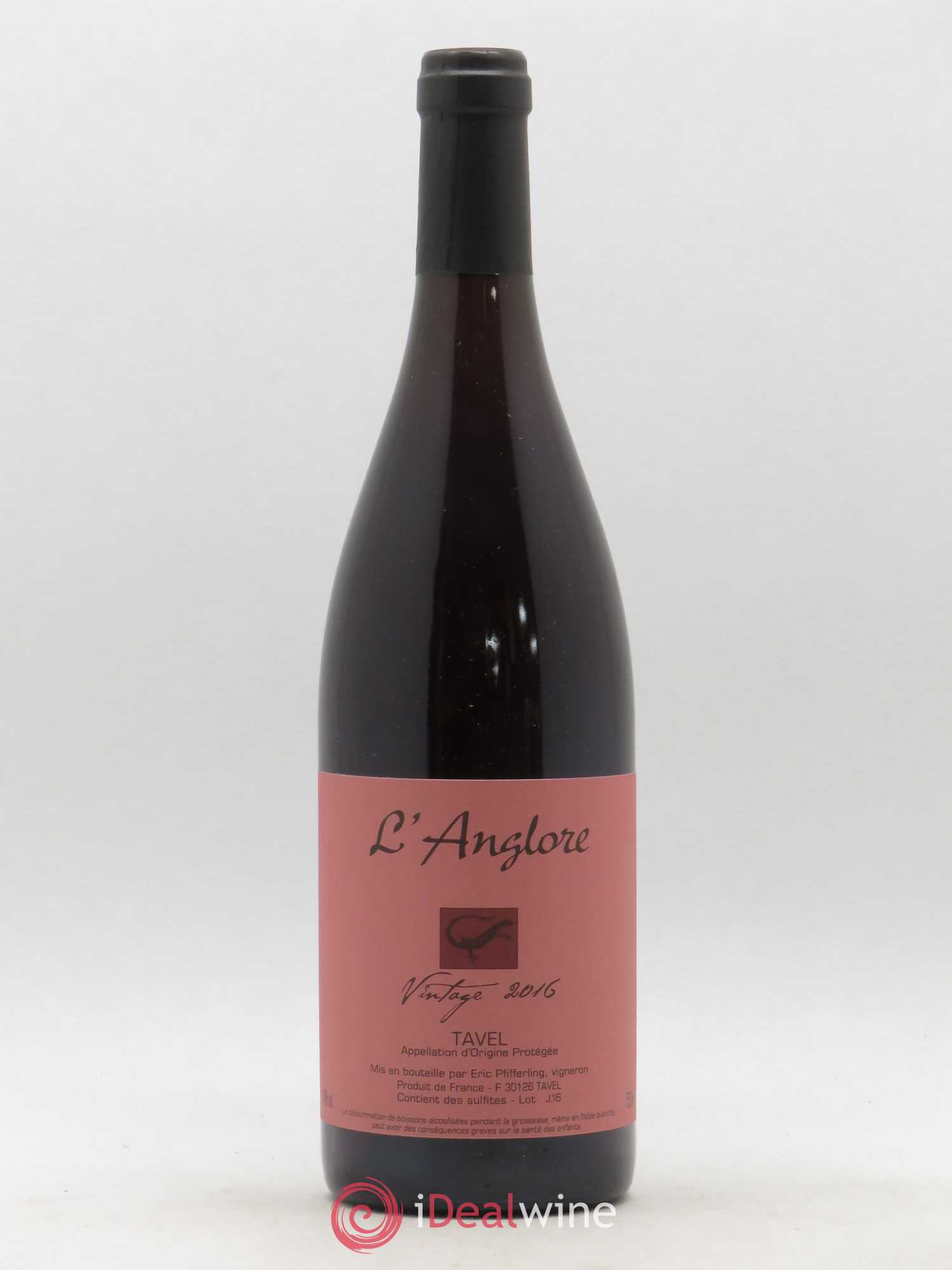 Tavel Vintage L'Anglore 2016 - Lot de 1 bouteille - 0