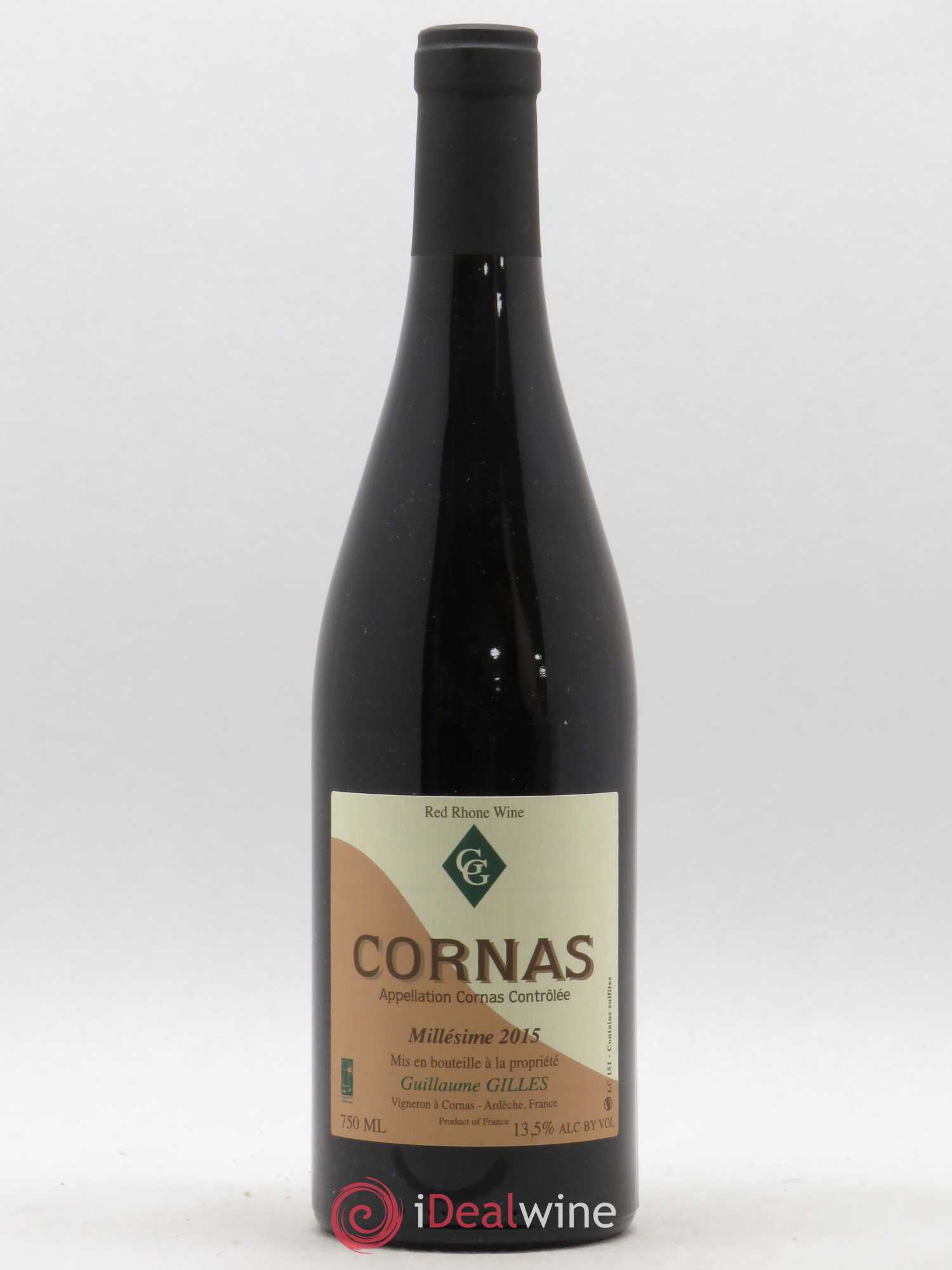 Cornas Chaillots Guillaume Gilles (Domaine) 2015 - Lot de 1 bouteille - 0