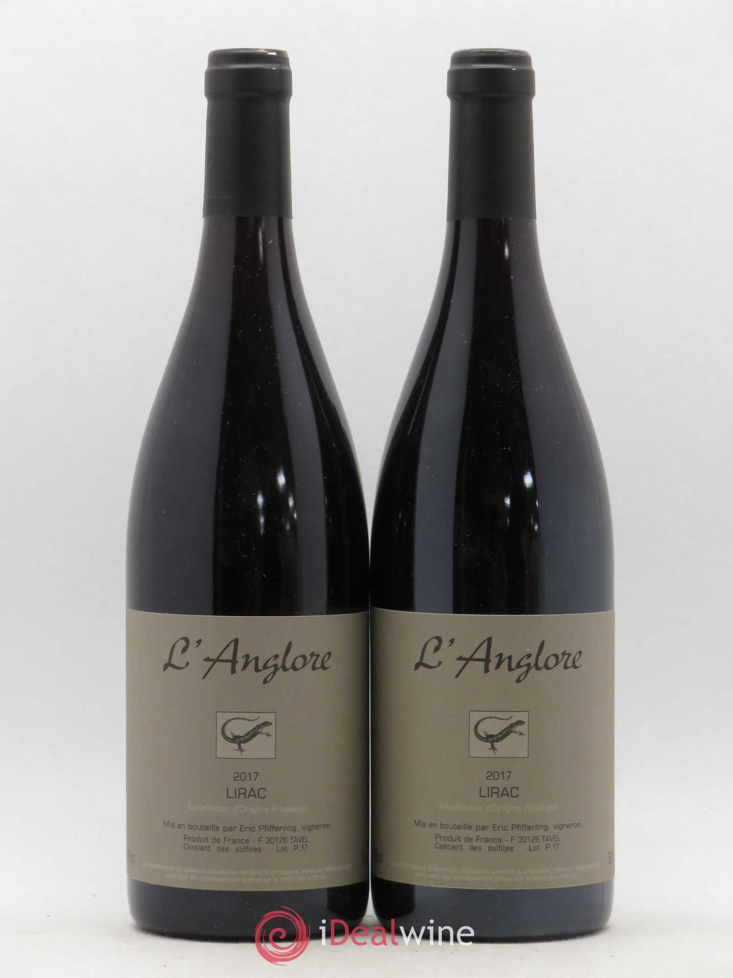 Lirac L'Anglore 2017 - Lot de 2 bouteilles - 0
