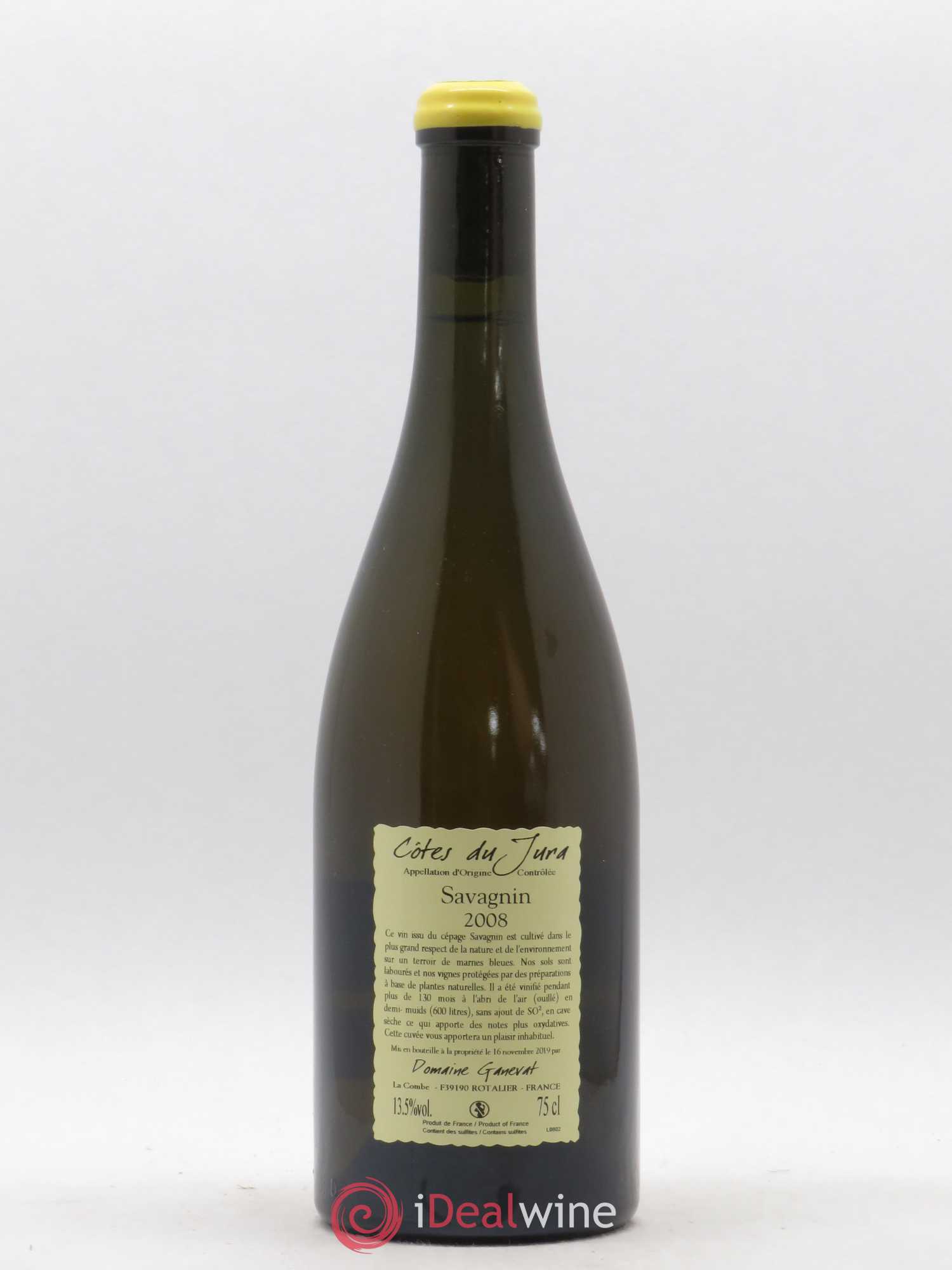 Côtes du Jura Les Vignes de mon Père Jean-François Ganevat (Domaine) 2008 - Lot de 1 bouteille - 1