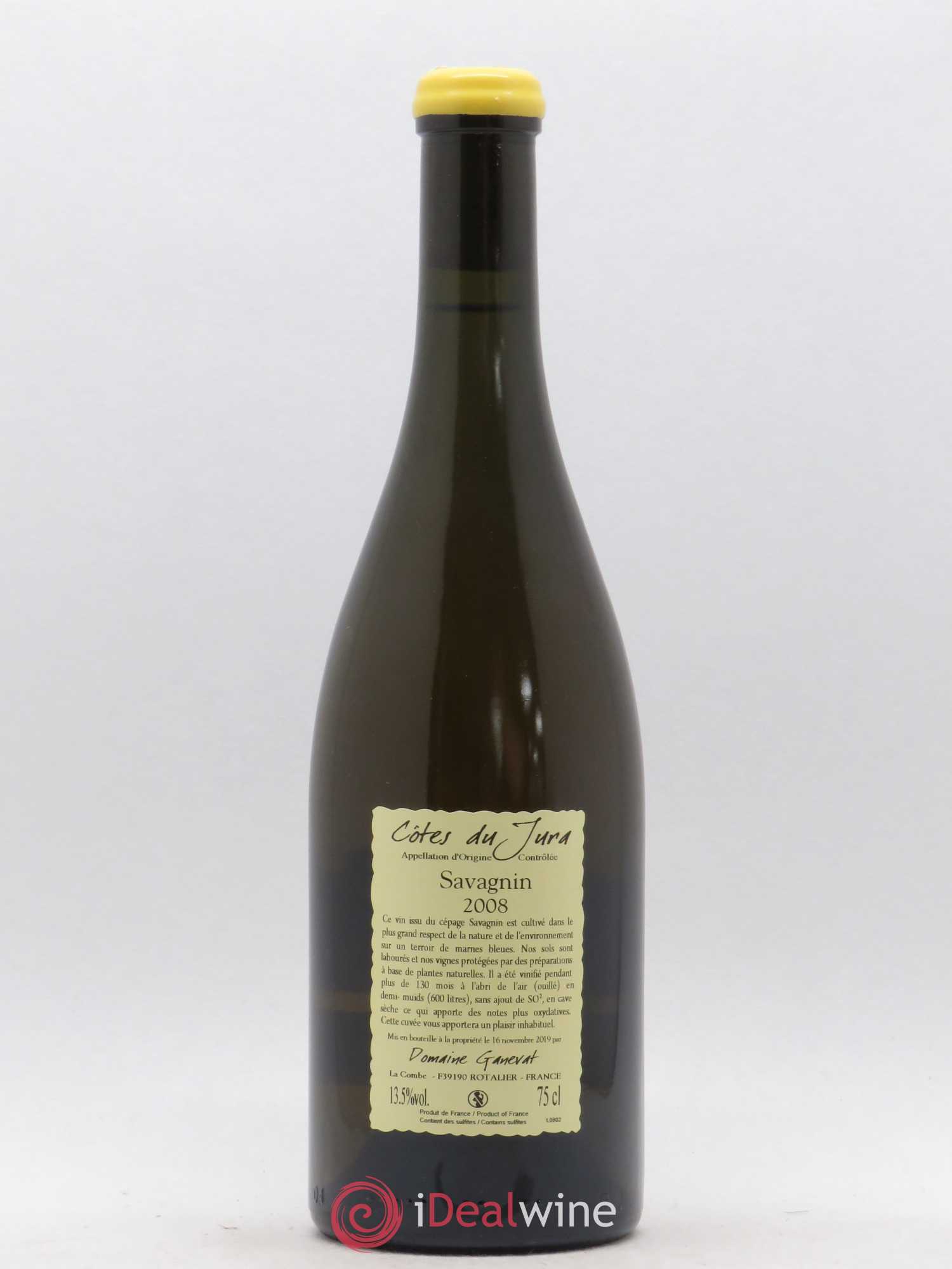 Côtes du Jura Les Vignes de mon Père Jean-François Ganevat (Domaine) 2008 - Lot de 1 bouteille - 1