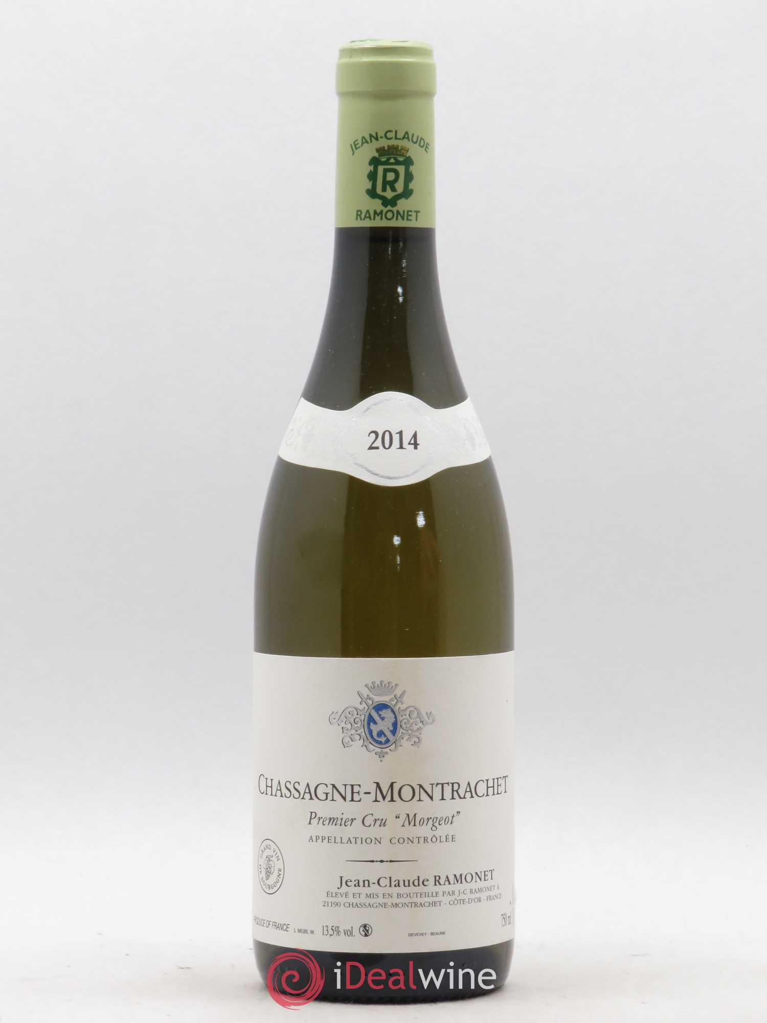 Chassagne-Montrachet 1er Cru Morgeot Ramonet (Domaine) 2014 - Lot de 1 bouteille - 0