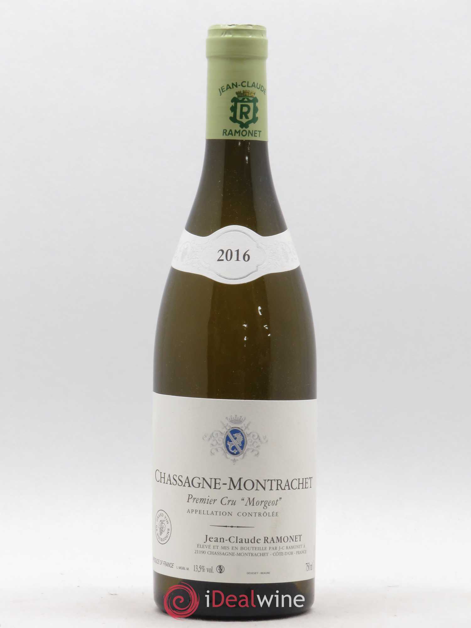 Chassagne-Montrachet 1er Cru Morgeot Ramonet (Domaine) 2016 - Lot de 1 bouteille - 0