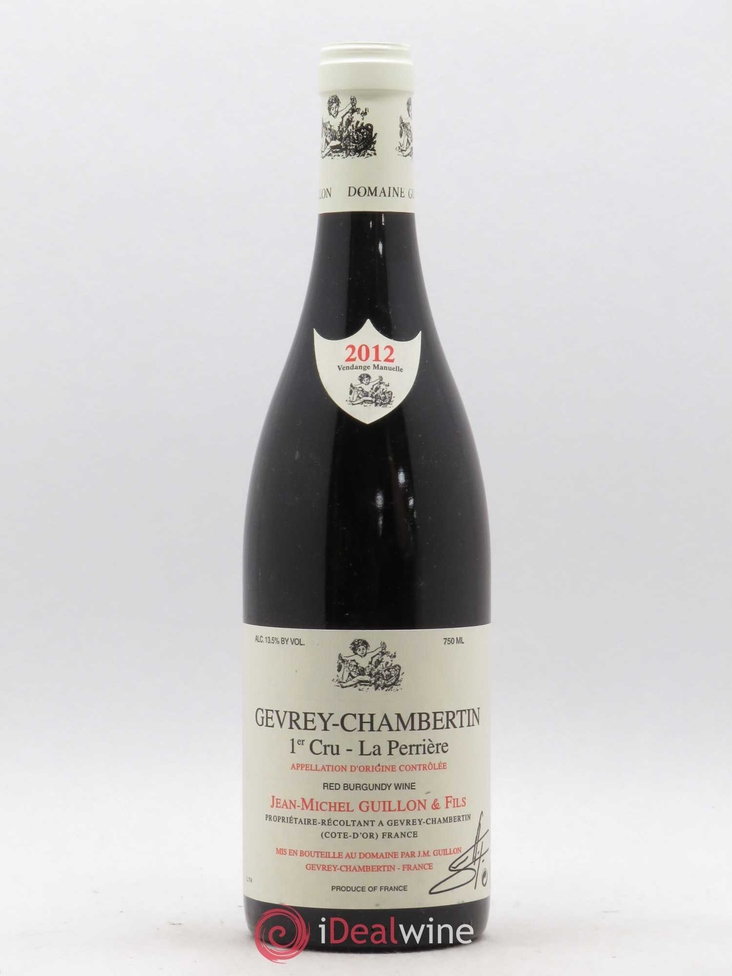 Gevrey-Chambertin 1er Cru La Perrière Domaine Guillon 2012 - Posten von 1 Flasche - 0