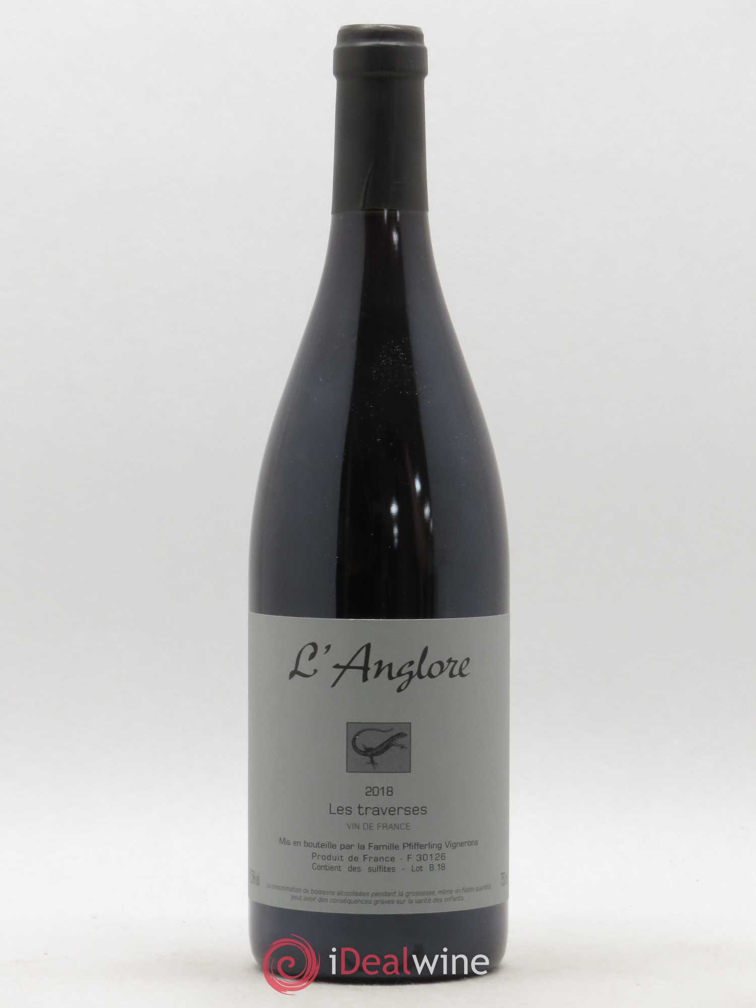 Vin de France Les Traverses L'Anglore 2018 - Lot de 1 bouteille - 0