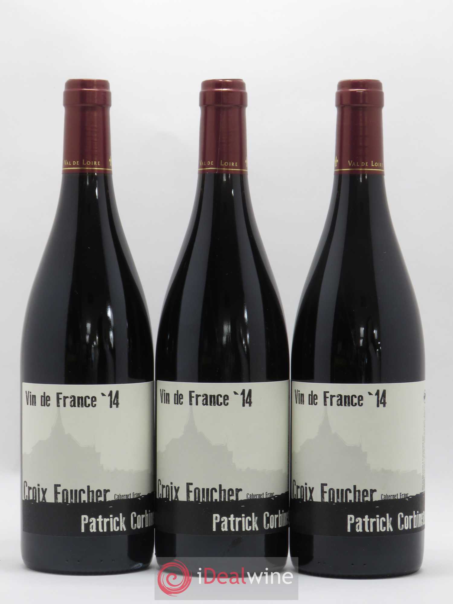 Vin de France Croix Foucher Patrick Corbineau 2014 - Posten von 6 Flaschen - 2