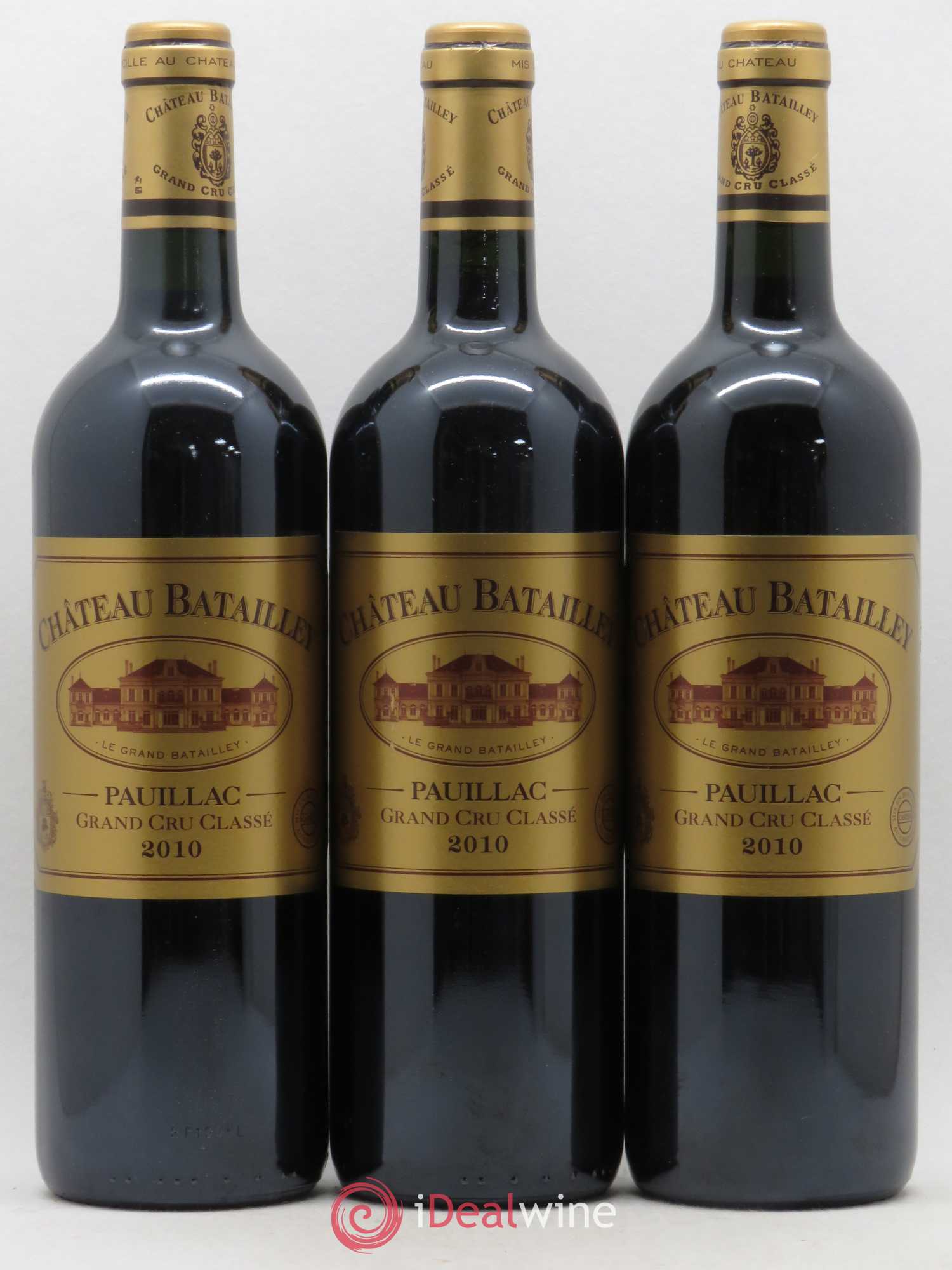 Château Batailley 5ème Grand Cru Classé 2010 - Lot de 3 bouteilles - 0