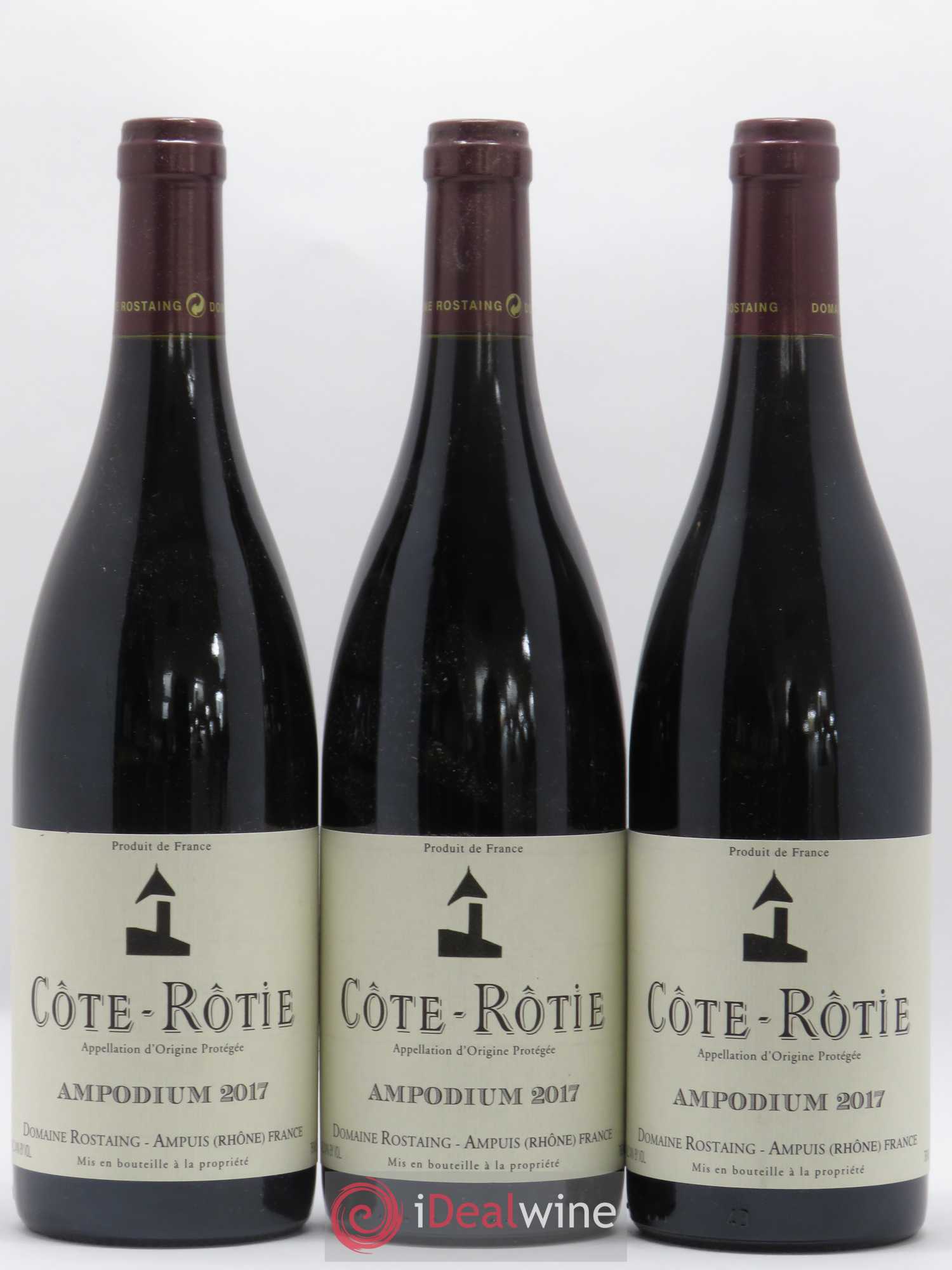 Côte-Rôtie Ampodium René Rostaing 2017 - Posten von 3 Flaschen - 0