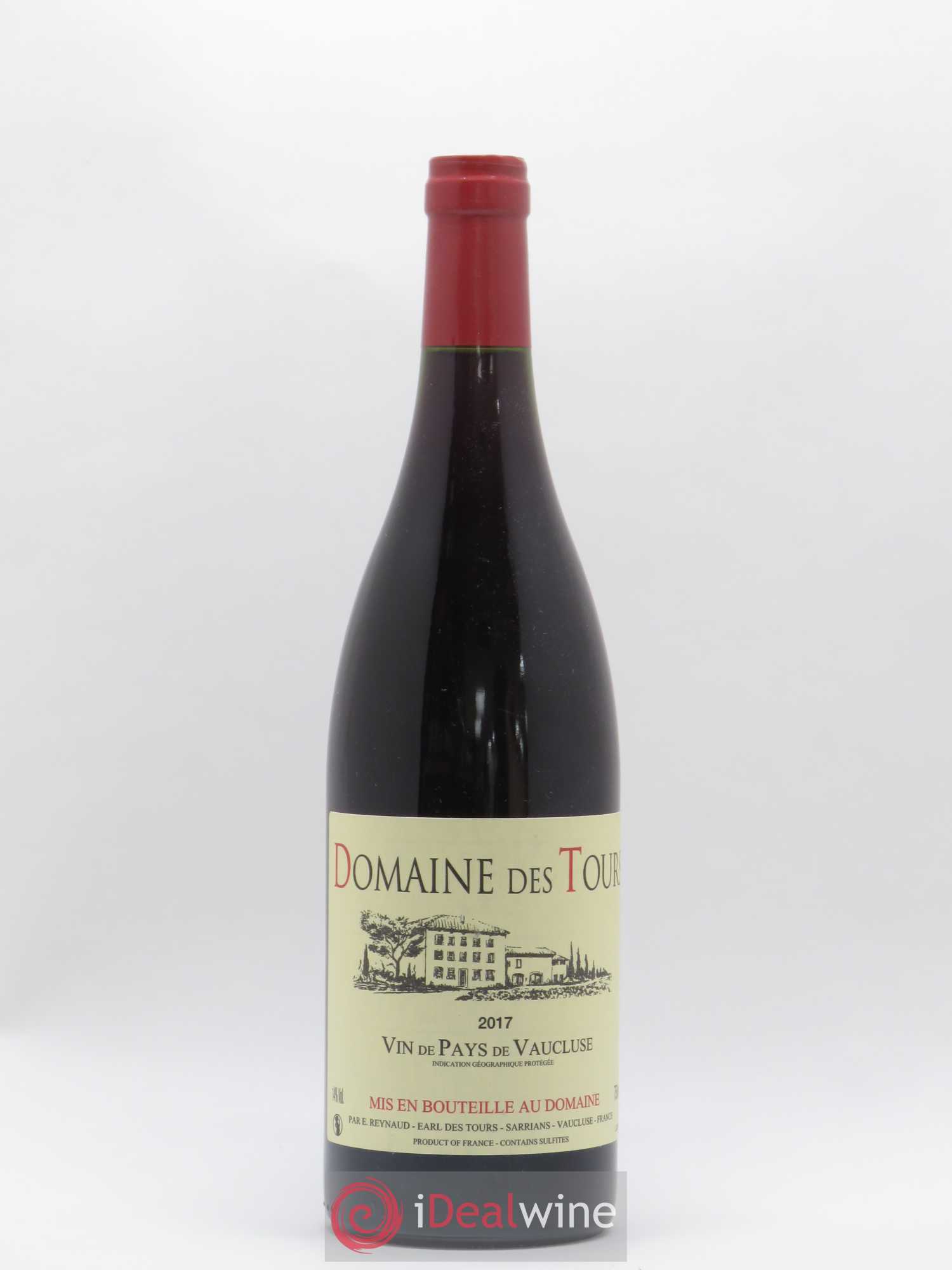 Vaucluse (Vin de Pays de Vaucluse) Domaine des Tours Emmanuel Reynaud 2017 - Lot de 1 bouteille - 0