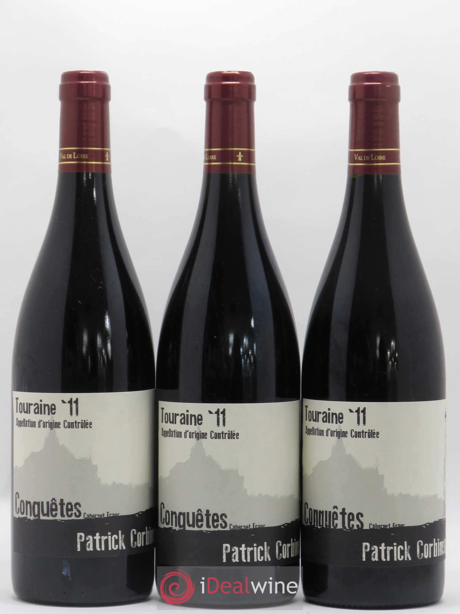 Touraine Conquêtes Patrick Corbineau 2011 - Posten von 3 Flaschen - 0