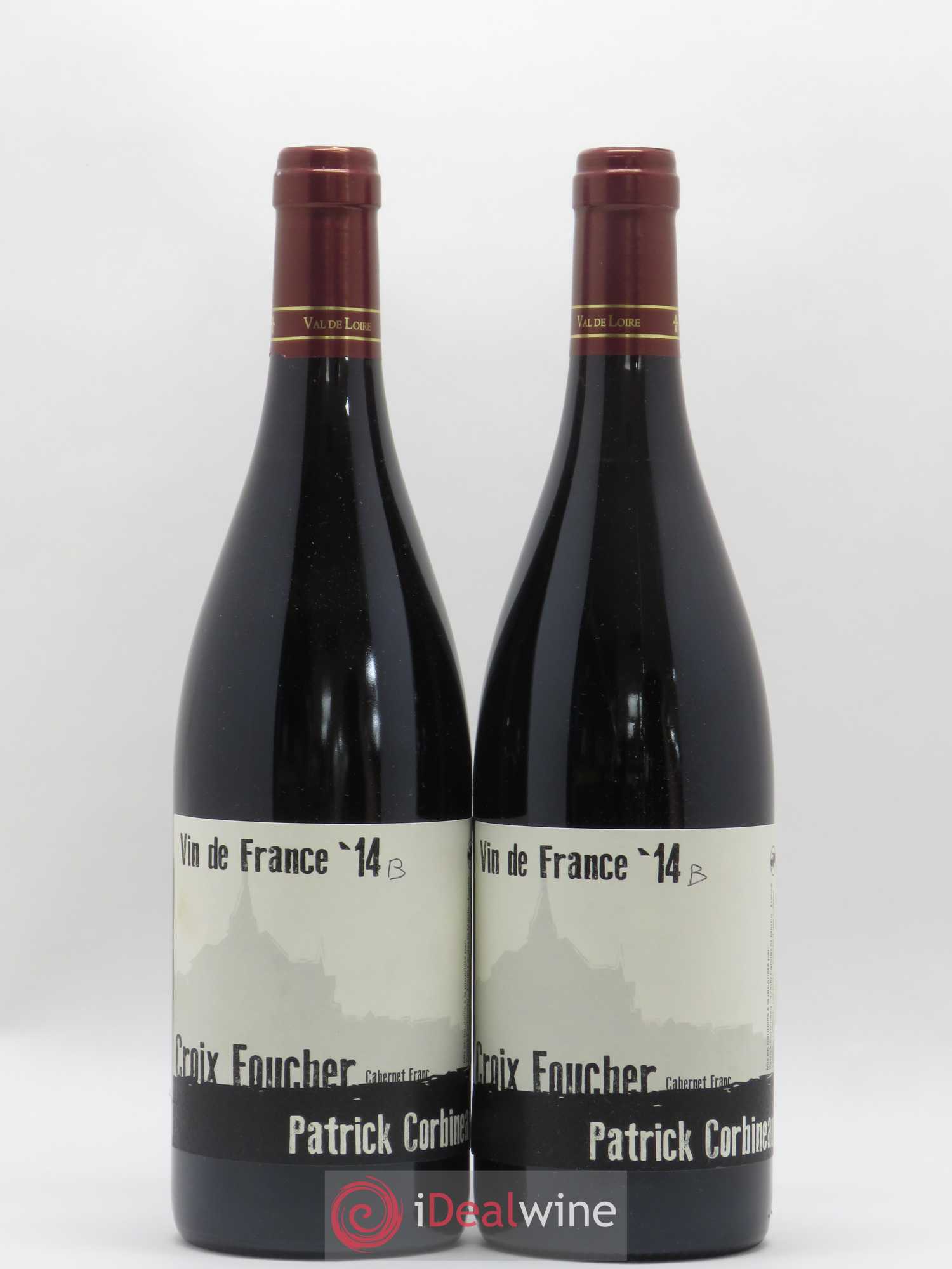 Vin de France Croix Foucher Cuvée B Patrick Corbineau 2014 - Posten von 2 Flaschen - 0