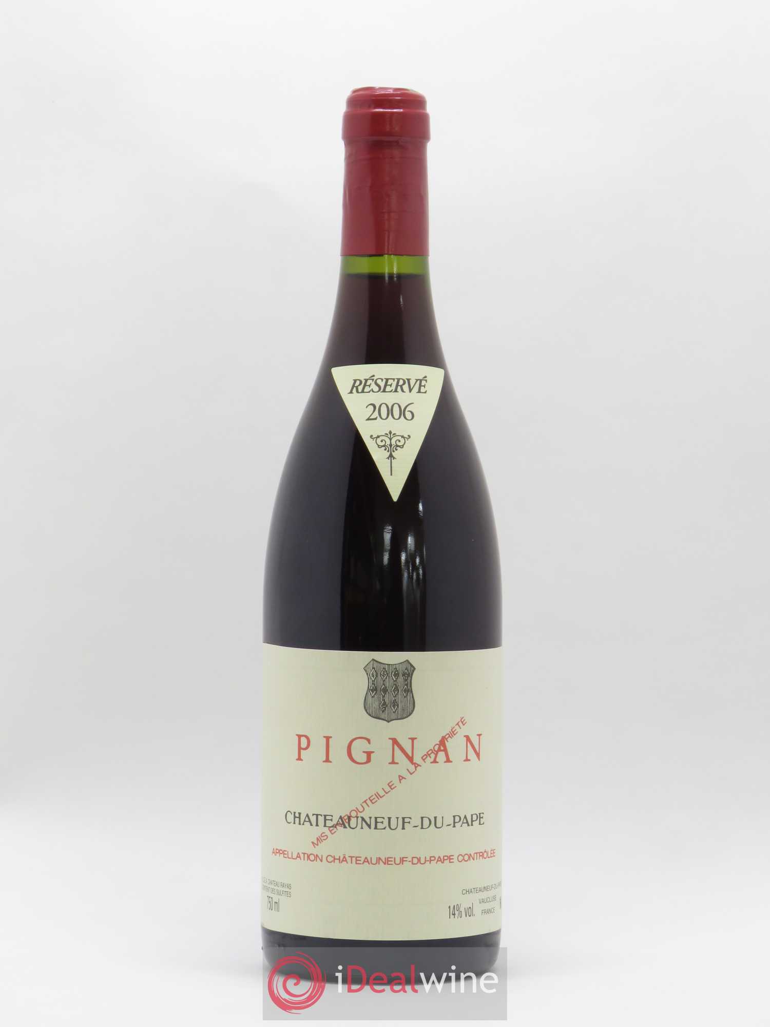 Châteauneuf-du-Pape Pignan Emmanuel Reynaud 2006 - Lot de 1 bouteille - 0