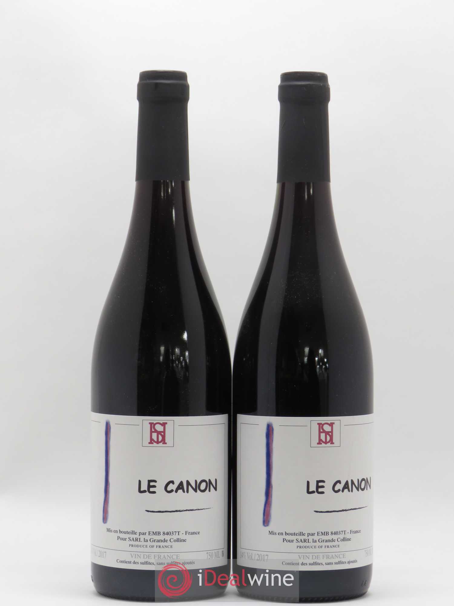 Vin de France Le Canon Hirotake Ooka - Domaine La Grande Colline 2017 - Lot de 2 bouteilles - 0