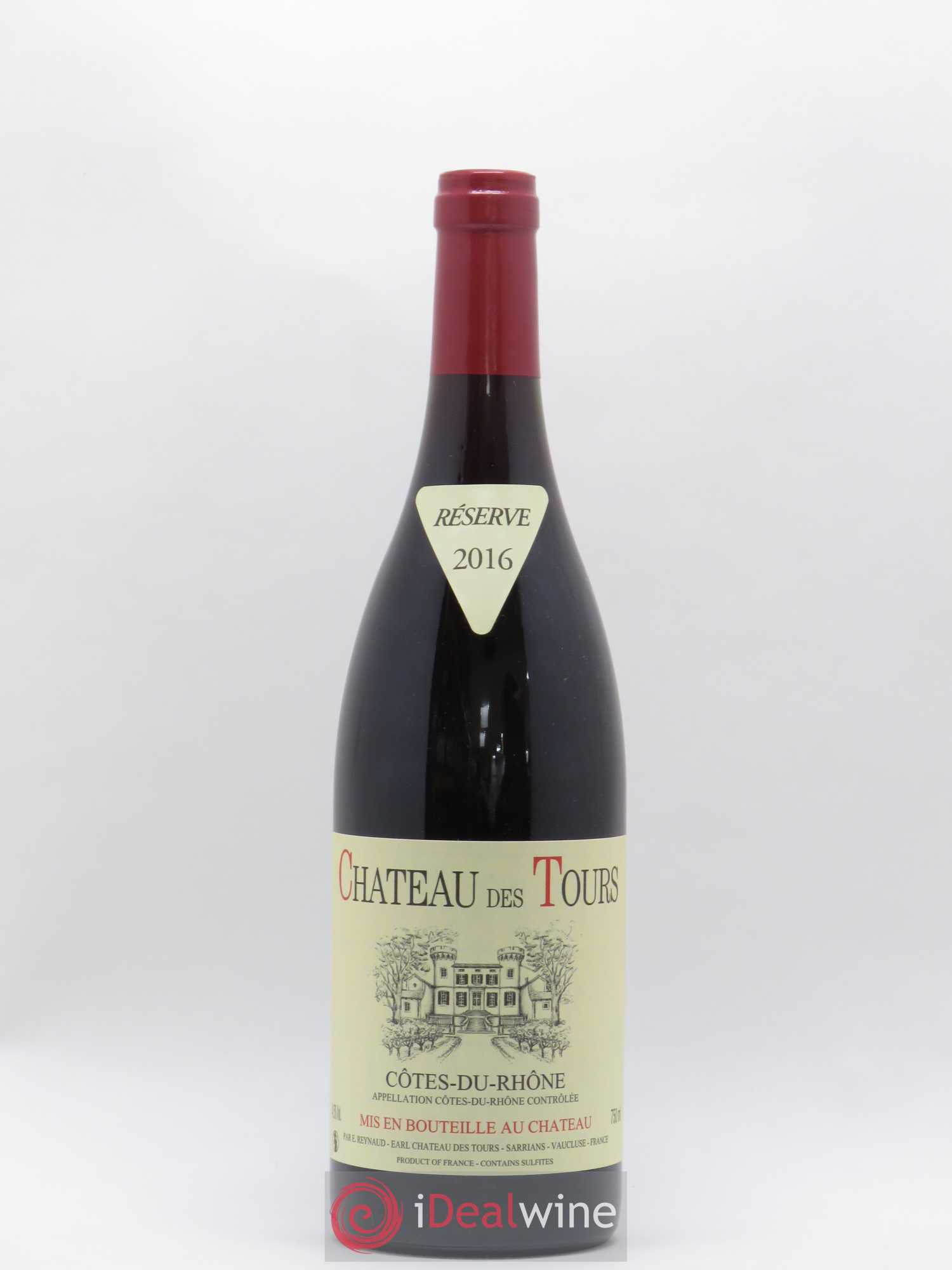 Côtes-du-Rhône Château des Tours Emmanuel Reynaud 2016 - Lot de 1 bouteille - 0