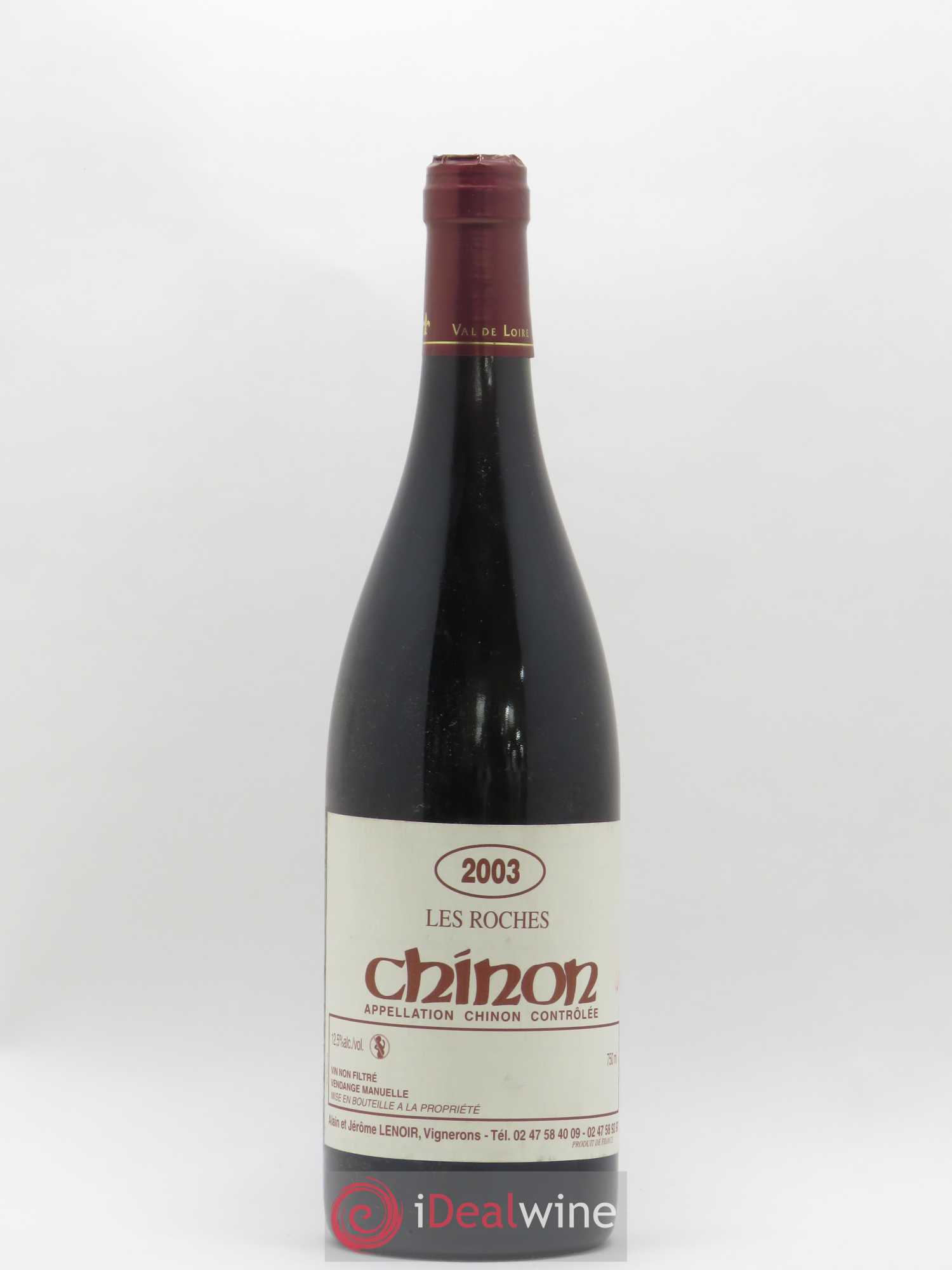 Chinon Les Roches Lenoir (Domaine) 2003 - Lot de 1 bouteille - 0