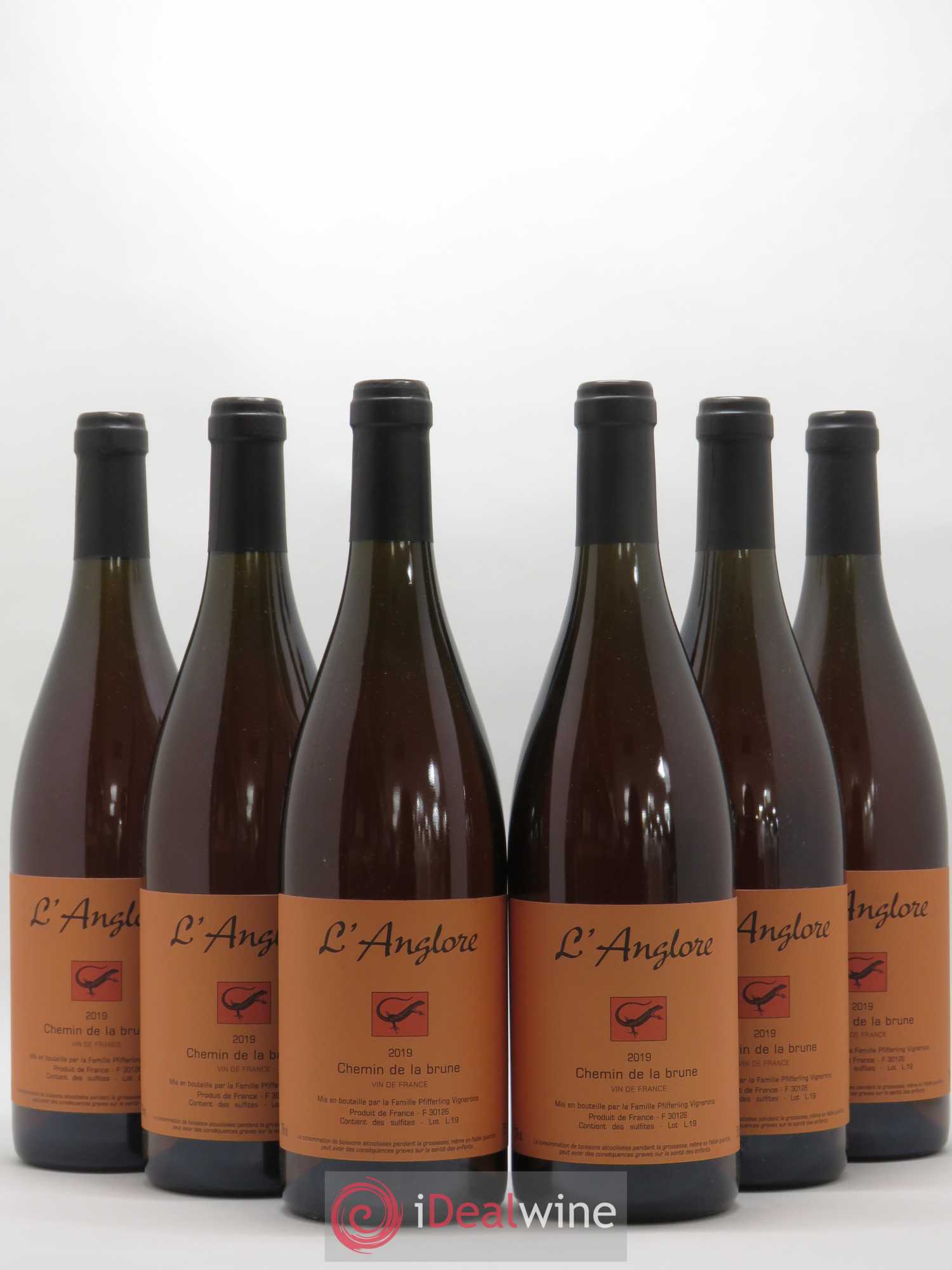 Vin de France Chemin de la brune L'Anglore 2019 - Lot de 6 bouteilles - 0