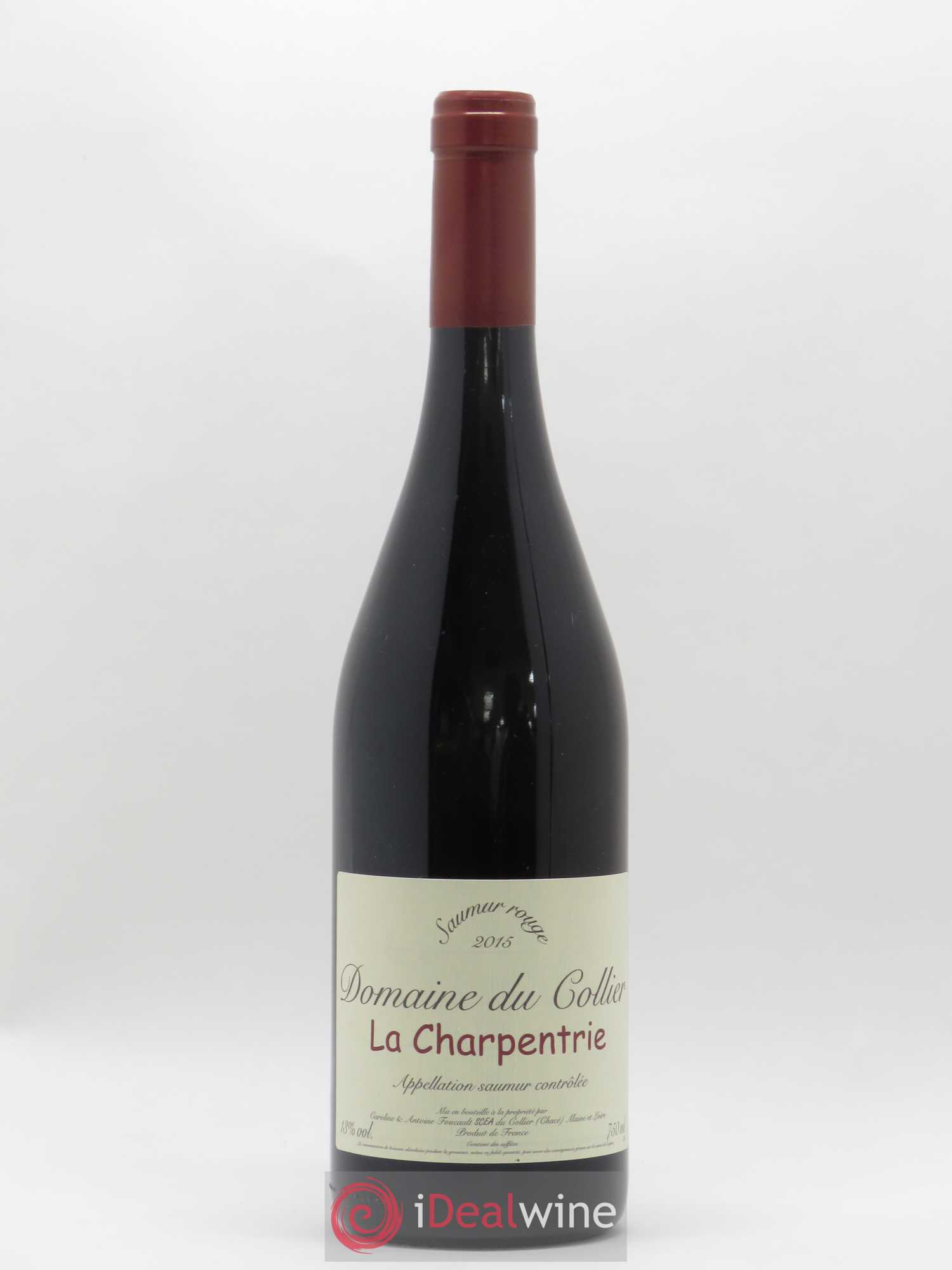 Saumur La Charpentrie Domaine du Collier 2015 - Lot de 1 bouteille - 0
