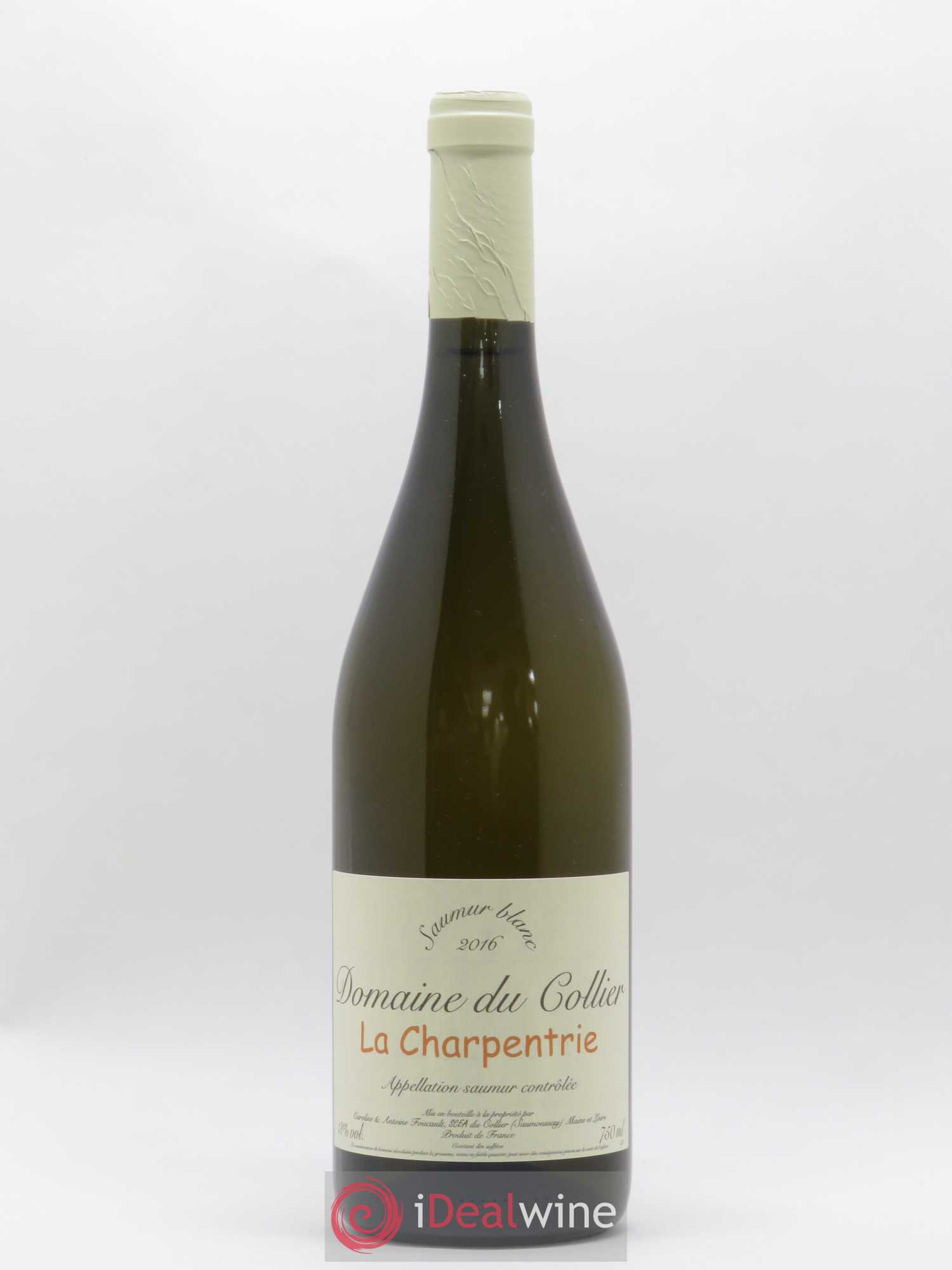 Saumur La Charpentrie Domaine du Collier 2016 - Lot de 1 bouteille - 0