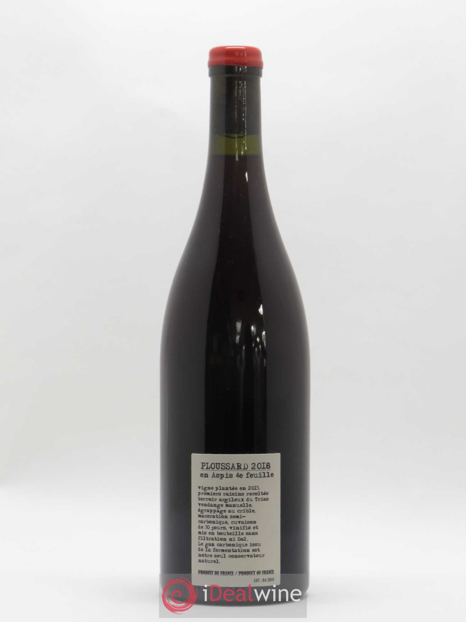 Arbois Pupillin Ploussard En Aspis 4ème feuille Adeline Houillon & Renaud Bruyère 2018 - Posten von 1 Flasche - 1