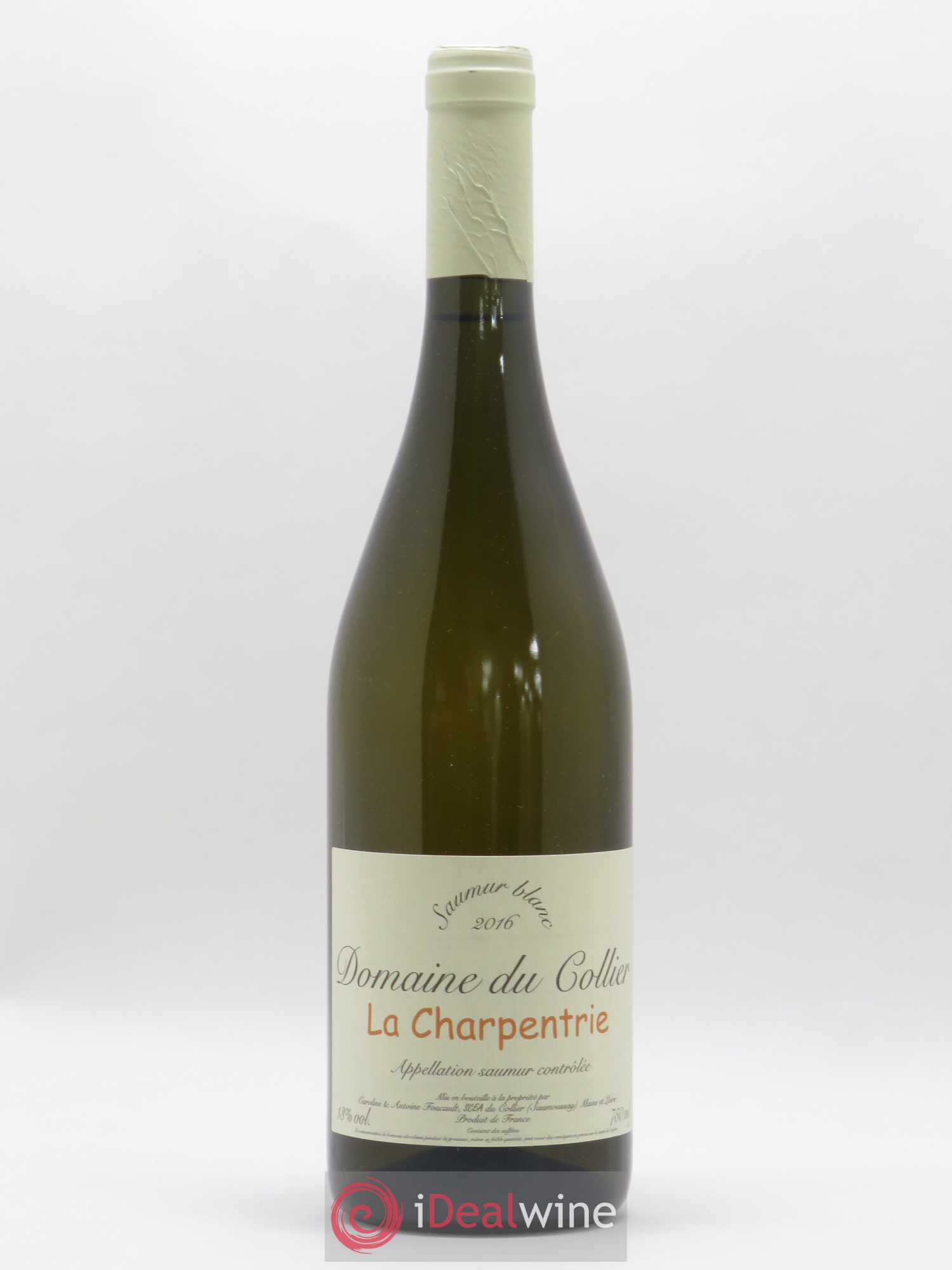 Saumur La Charpentrie Domaine du Collier 2016 - Lot de 1 bouteille - 0