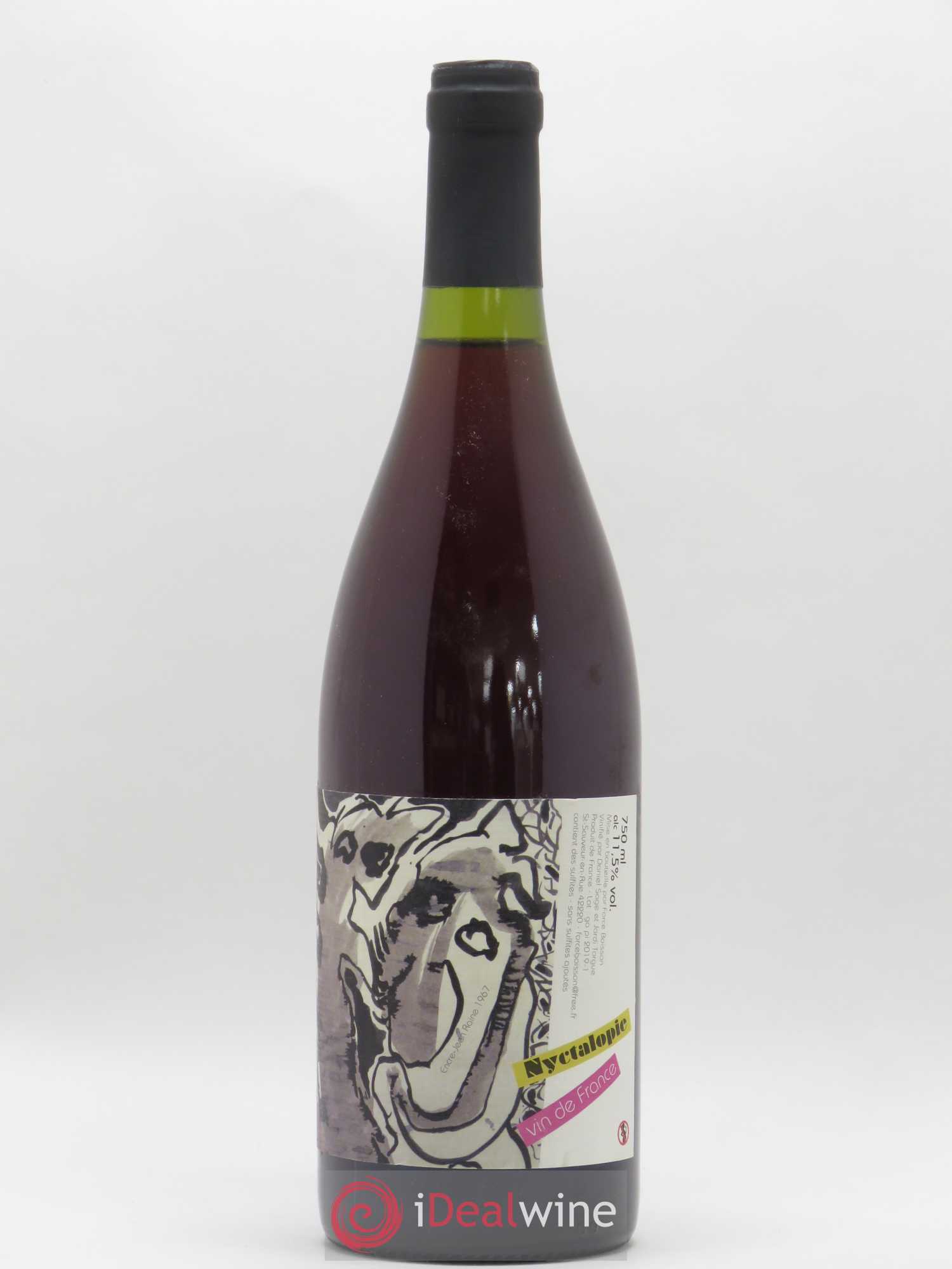 Vin de France Nyctalopie Daniel Sage 2018 - Lot de 1 bouteille - 0