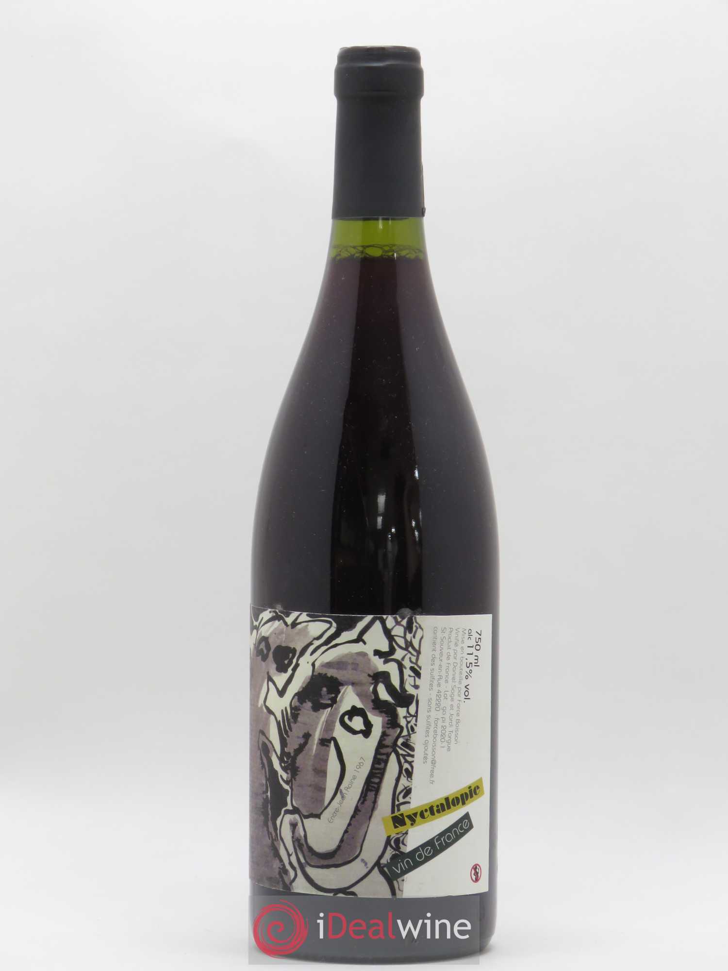 Vin de France Nyctalopie Daniel Sage 2019 - Lot de 1 bouteille - 0