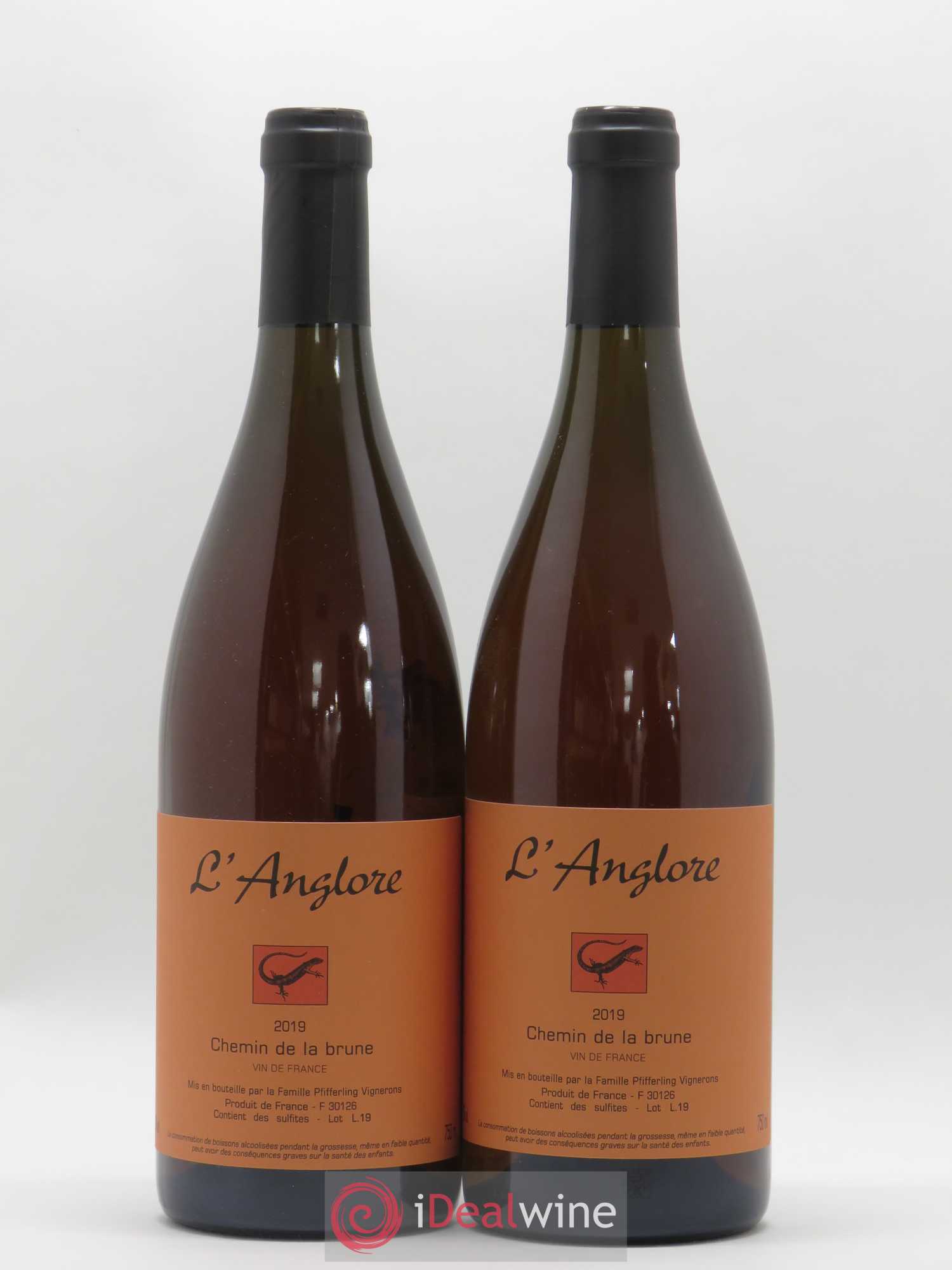Vin de France Chemin de la brune L'Anglore 2019 - Lot de 2 bouteilles - 0