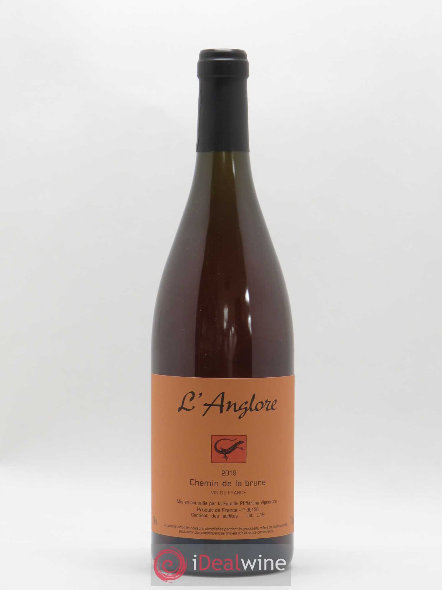 Vin de France Chemin de la brune L'Anglore 2019 - Lot de 1 bouteille - 0