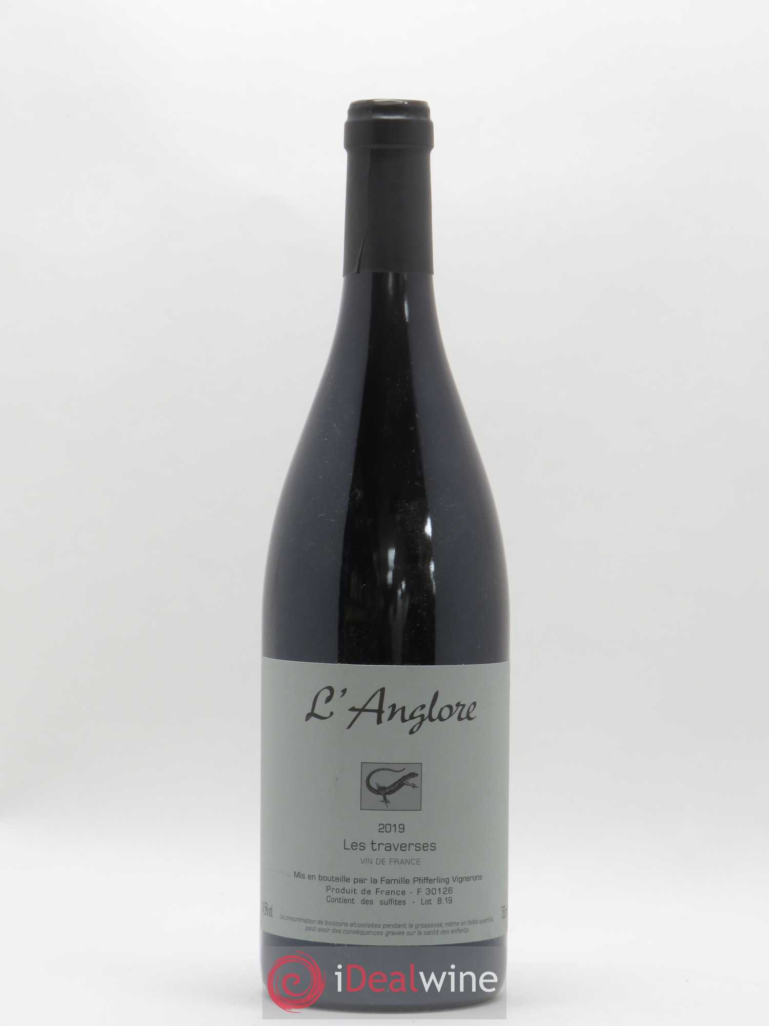 Vin de France Les Traverses L'Anglore 2019 - Lot de 1 bouteille - 0