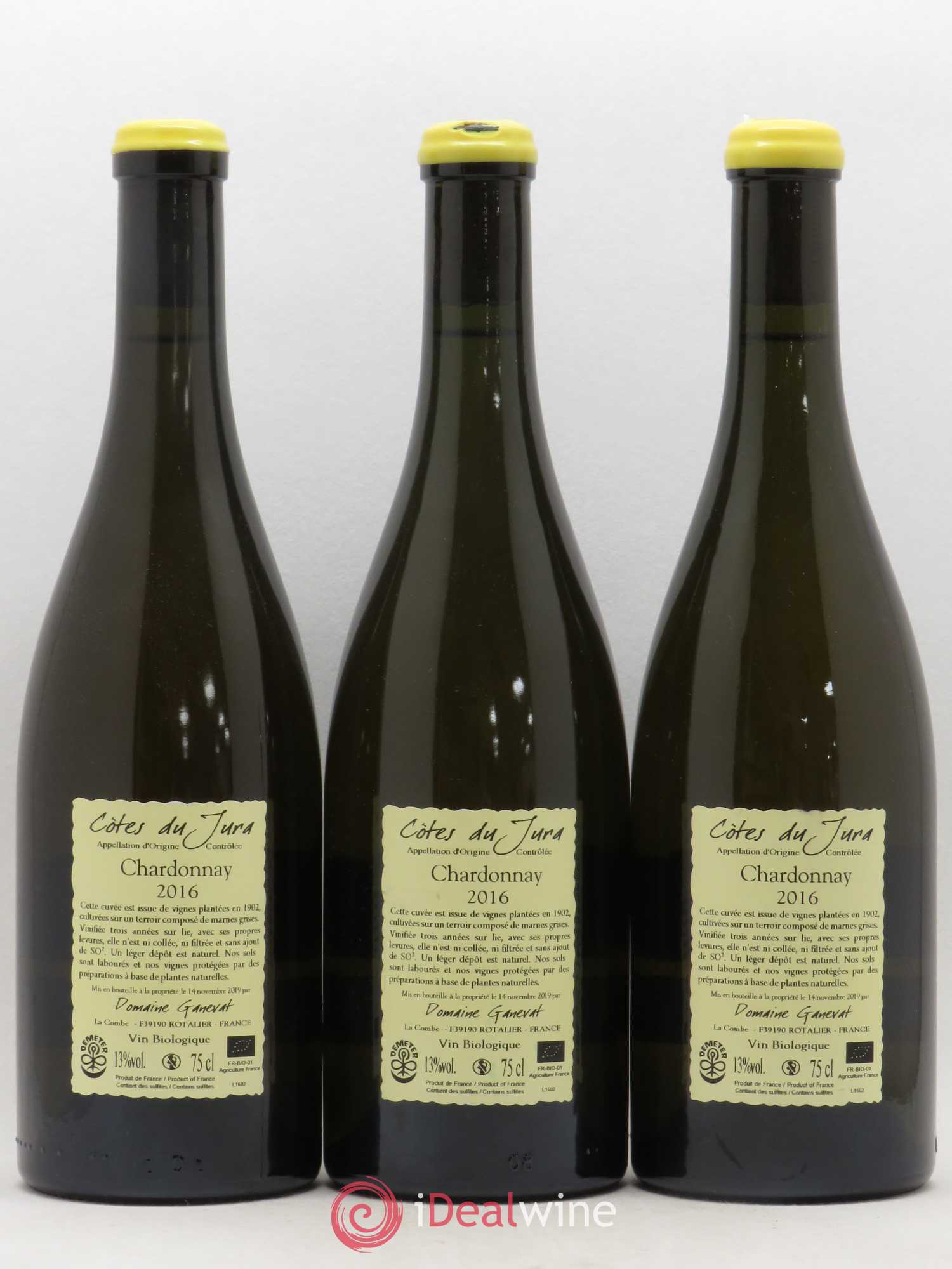 Côtes du Jura Les Chalasses Vieilles Vignes Jean-François Ganevat (Domaine) 2016 - Lot de 3 bouteilles - 1
