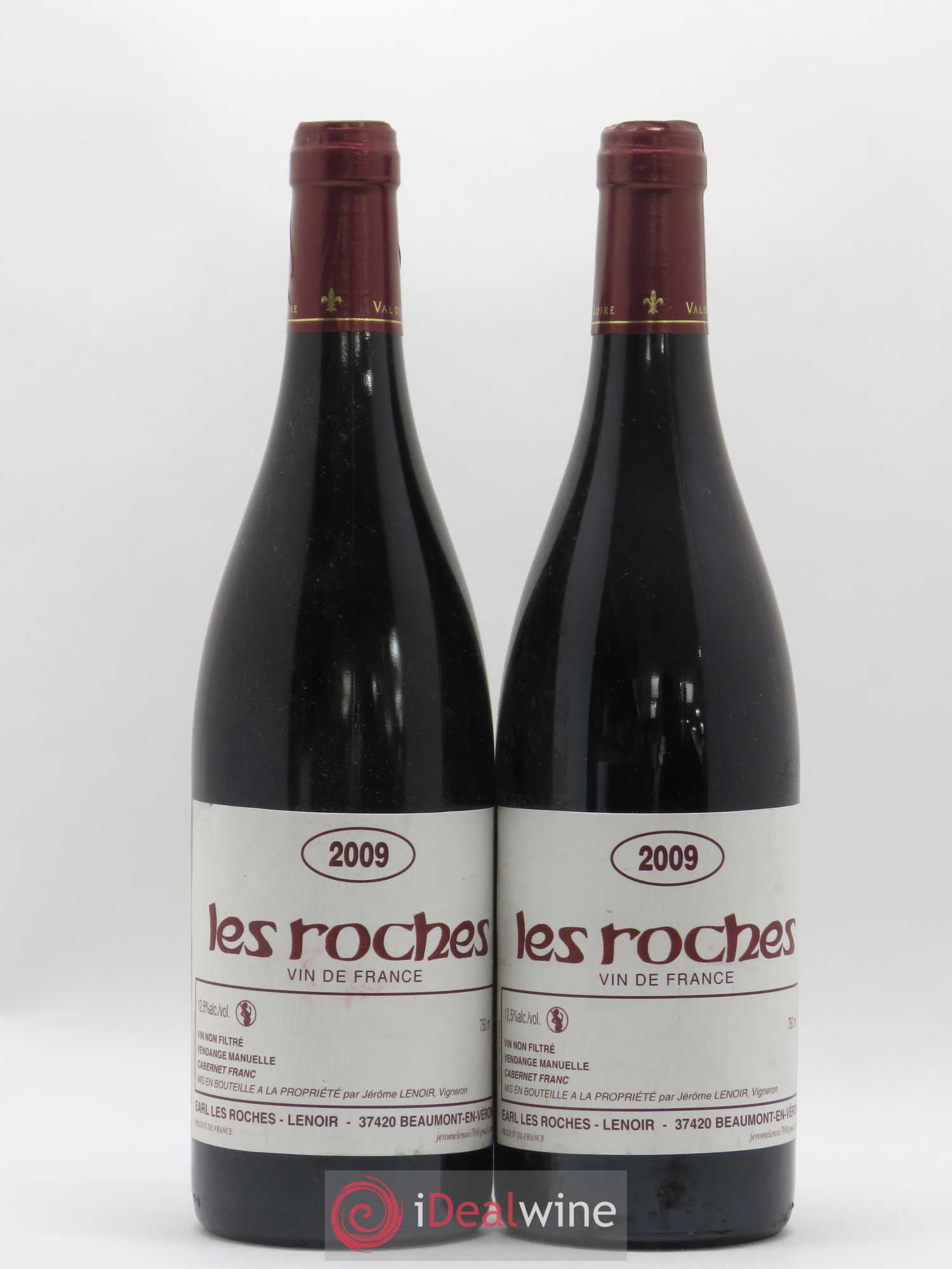 Vin de France Les Roches Lenoir (Domaine) 2009 - Lot de 2 bouteilles - 0