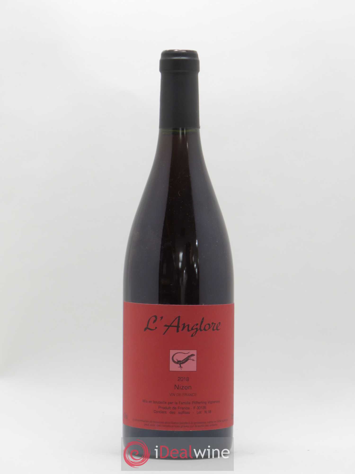 Vin de France Nizon L'Anglore 2018 - Lot de 1 bouteille - 0
