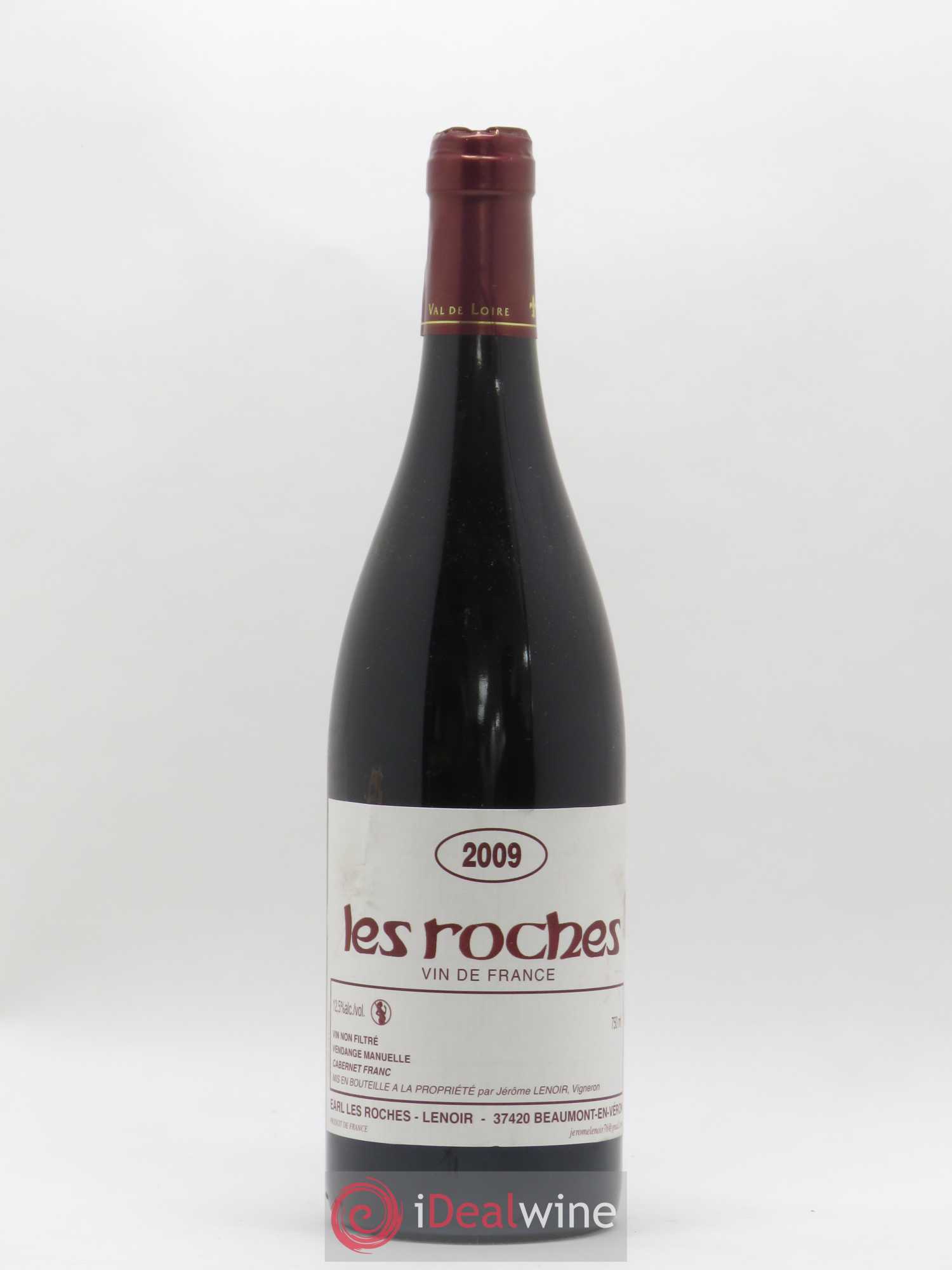 Vin de France Les Roches Lenoir (Domaine) 2009 - Lot de 1 bouteille - 0