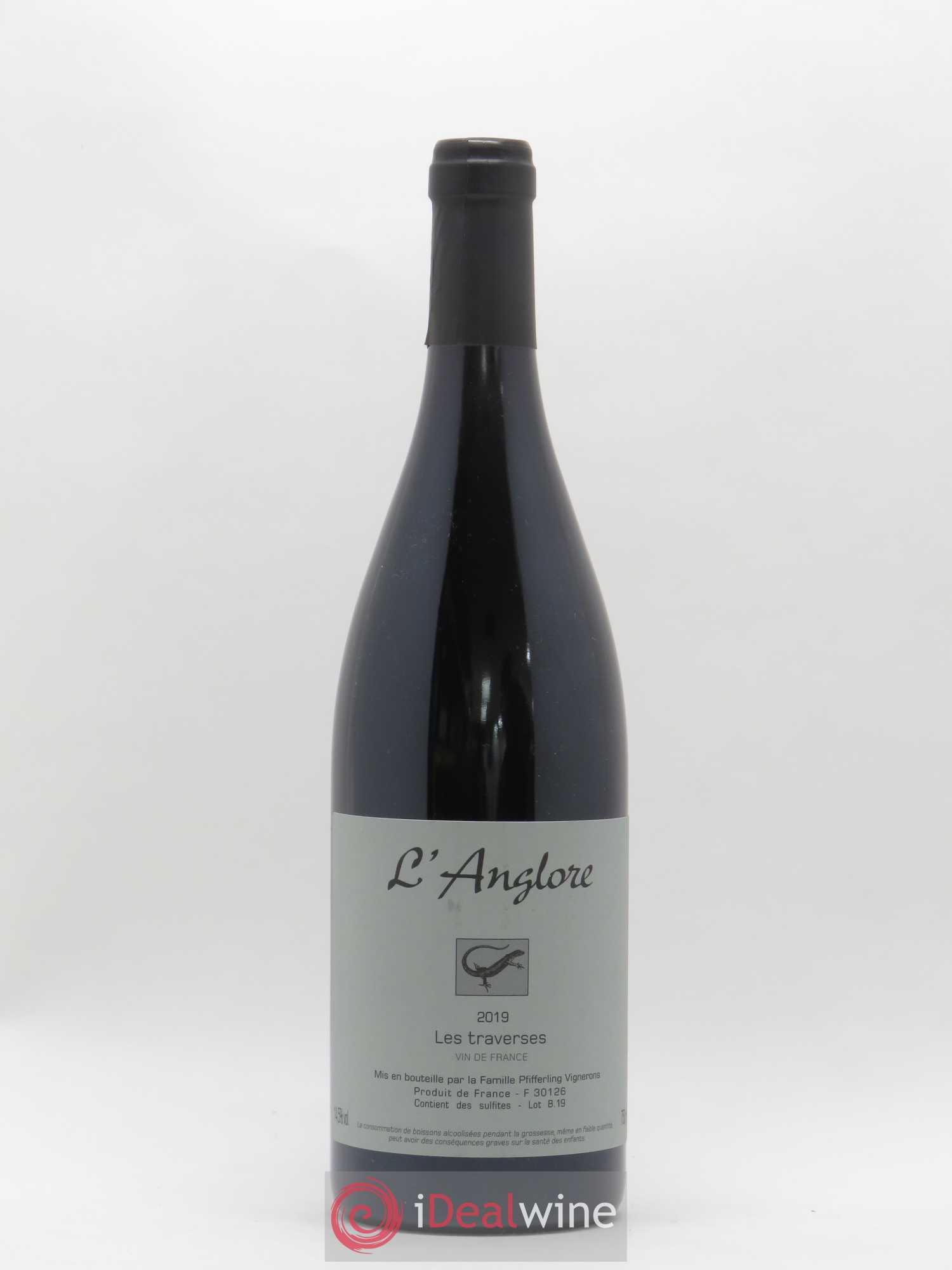 Vin de France Les Traverses L'Anglore 2019 - Lot de 1 bouteille - 0