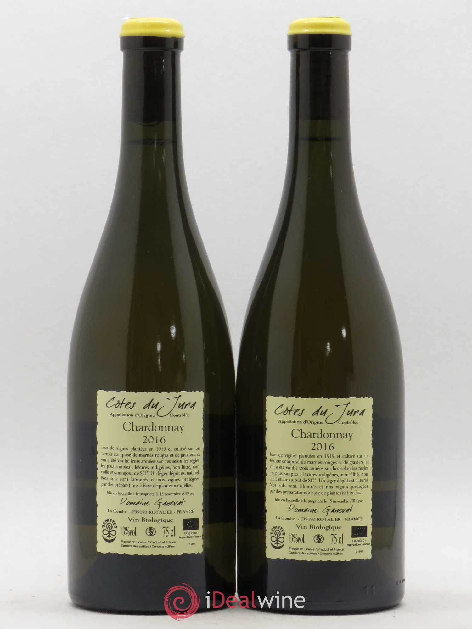 Côtes du Jura Les Grands Teppes Vieilles Vignes Jean-François Ganevat (Domaine) 2016 - Lot de 2 bouteilles - 1