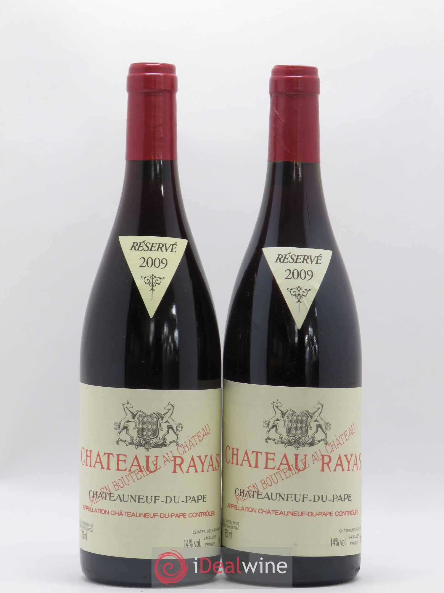 Châteauneuf-du-Pape Château Rayas Emmanuel Reynaud 2009 - Lot de 2 bouteilles - 0