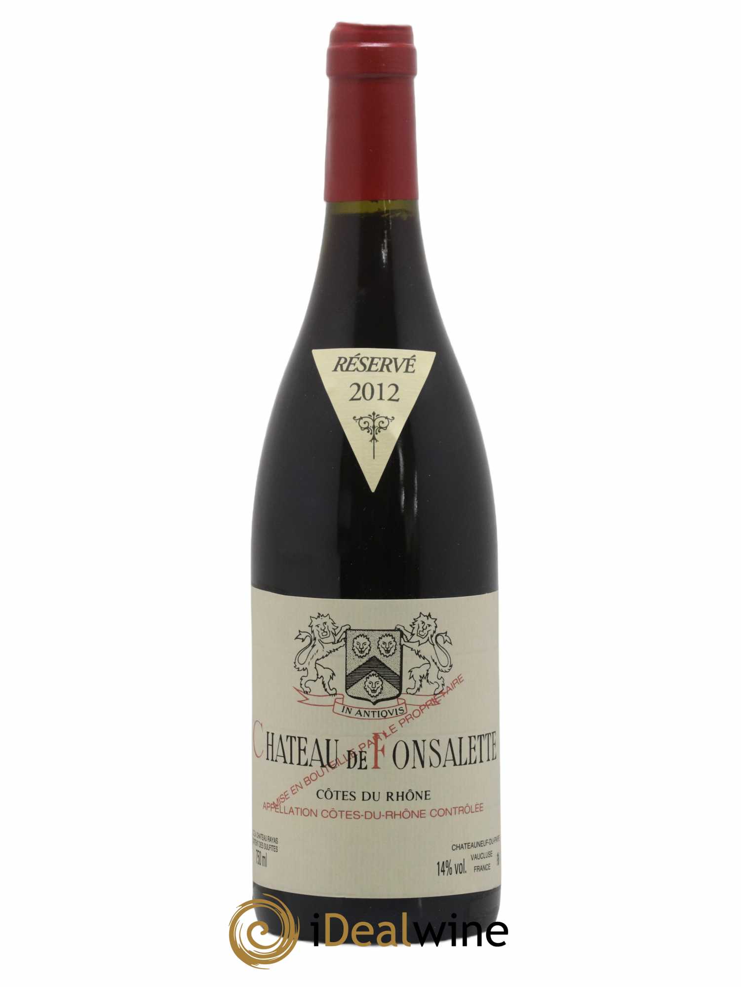 Côtes-du-Rhône Château de Fonsalette Emmanuel Reynaud 2012 - Lot of 1 bottle - 0
