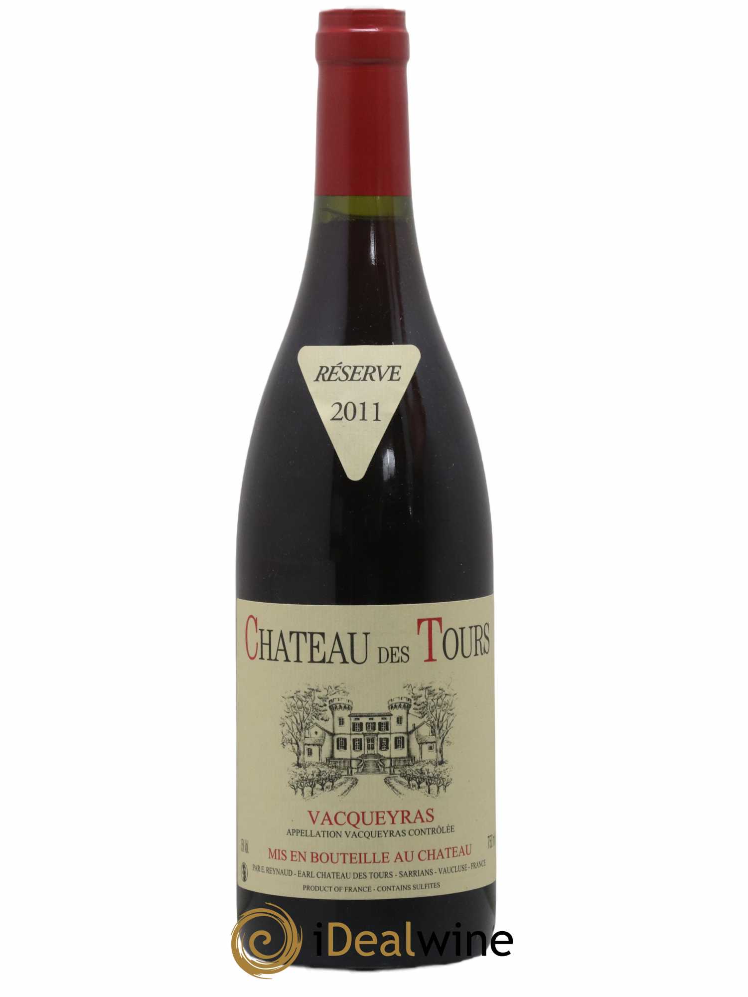 Vacqueyras Château des Tours Emmanuel Reynaud 2011 - Lot de 1 bouteille - 0