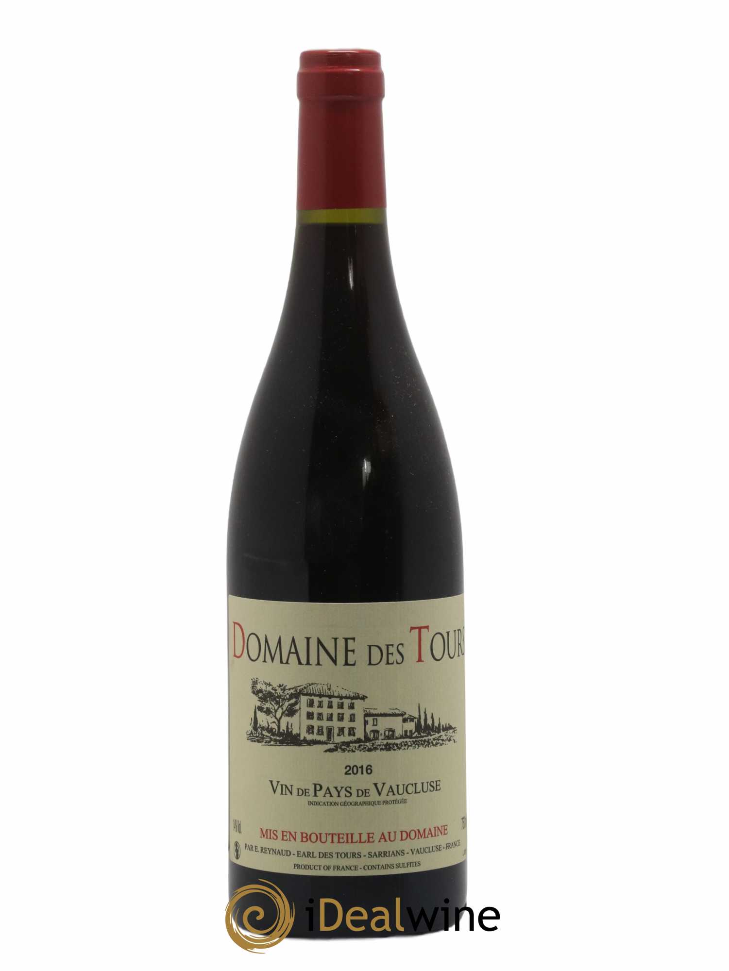 Vaucluse (Vin de Pays de Vaucluse) Domaine des Tours Emmanuel Reynaud 2016 - Posten von 1 Flasche - 0