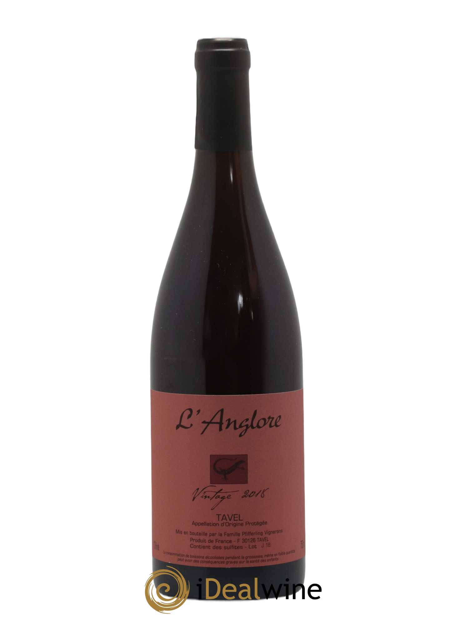 Tavel Vintage L'Anglore 2018 - Lot de 1 bouteille - 0
