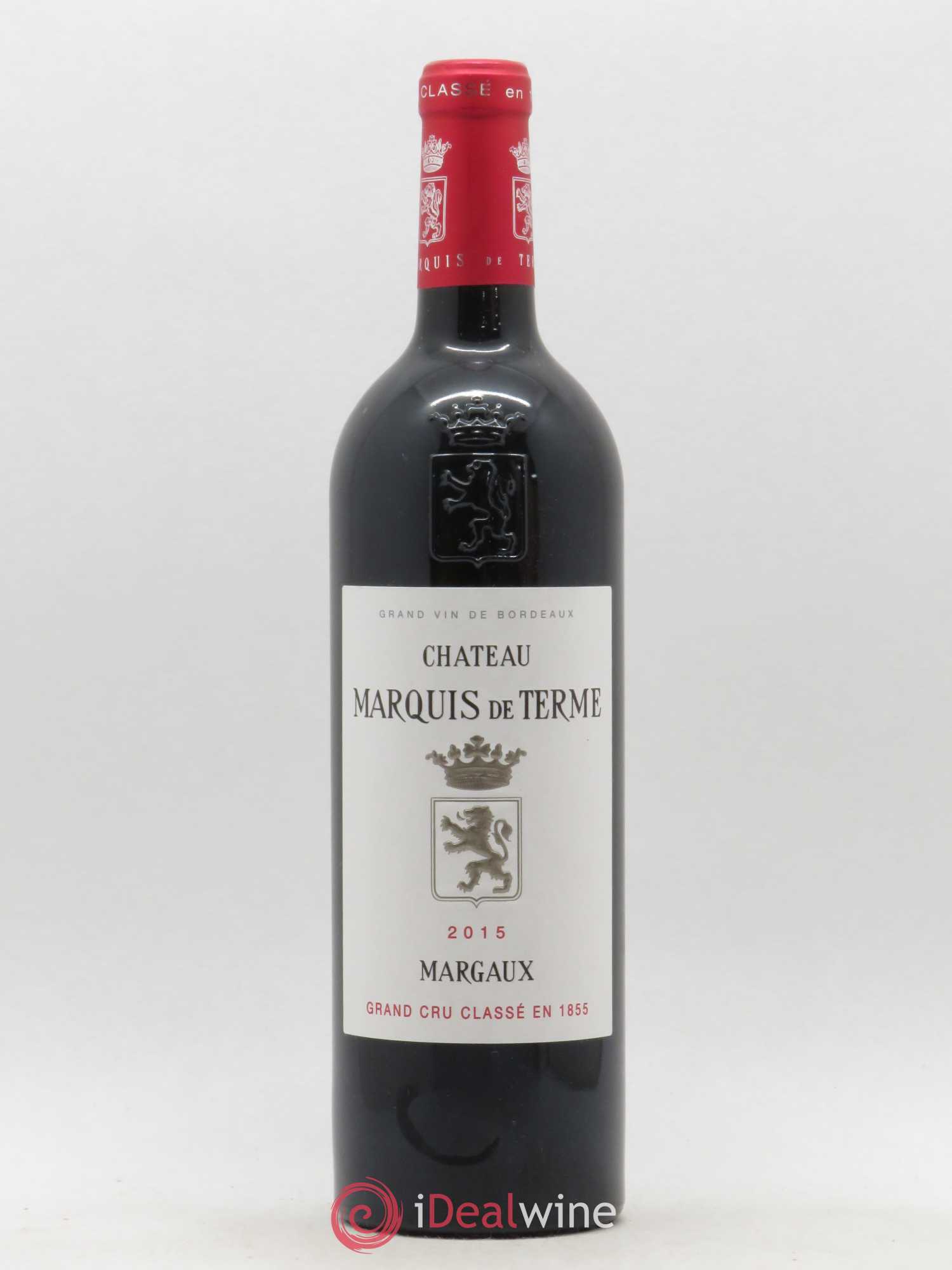 Château Marquis de Terme 4ème Grand Cru Classé 2015 - Lot de 1 bouteille - 0