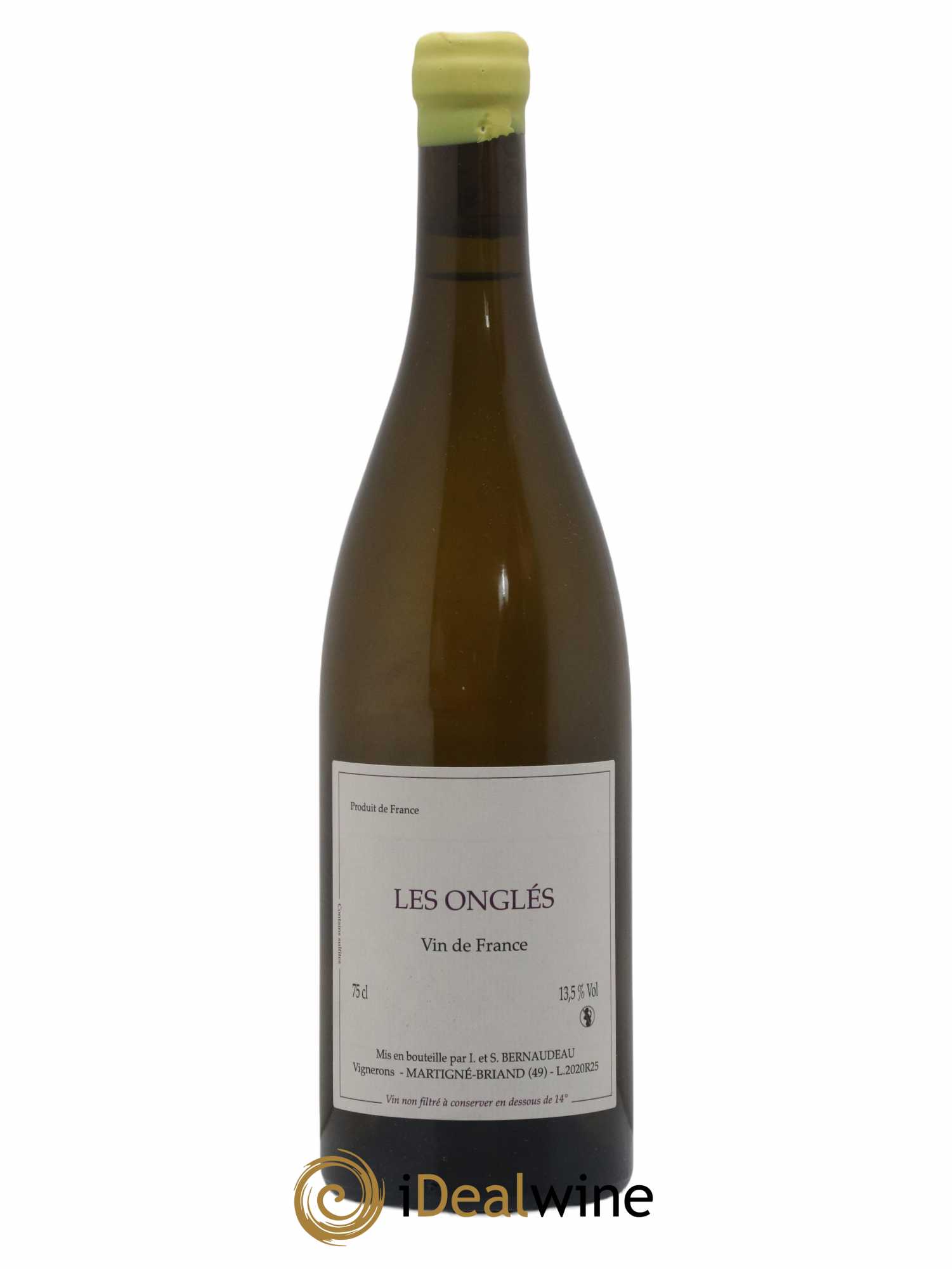 Vin de France Les Onglés Stéphane Bernaudeau 2020 - Lot de 1 bouteille - 0