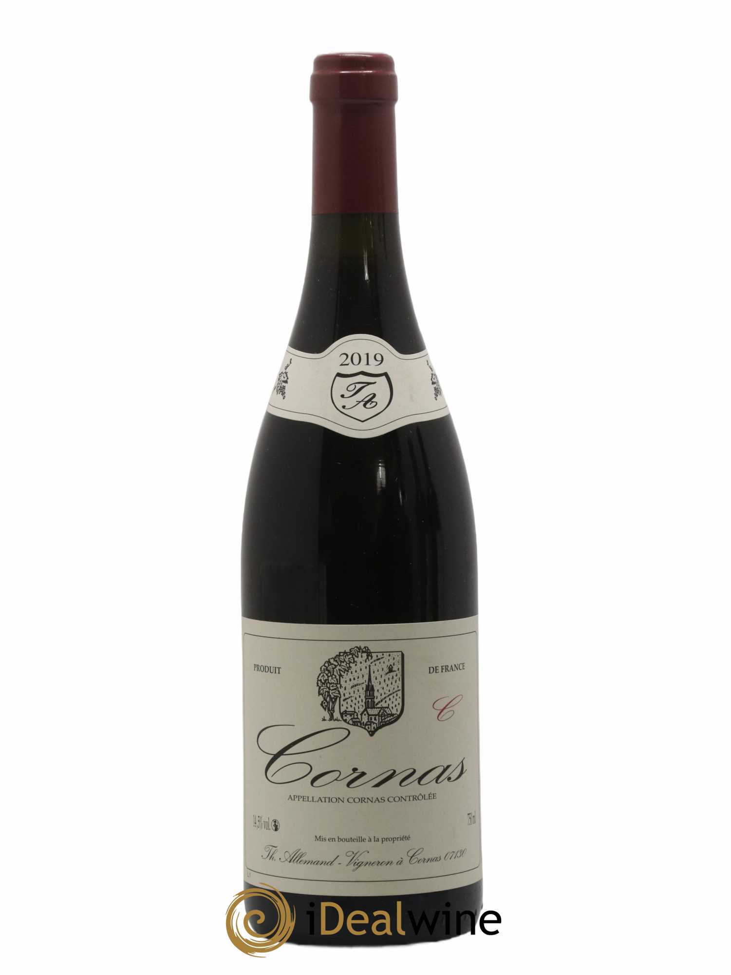 Cornas Chaillot Thierry Allemand 2019 - Lot of 1 bottle - 0