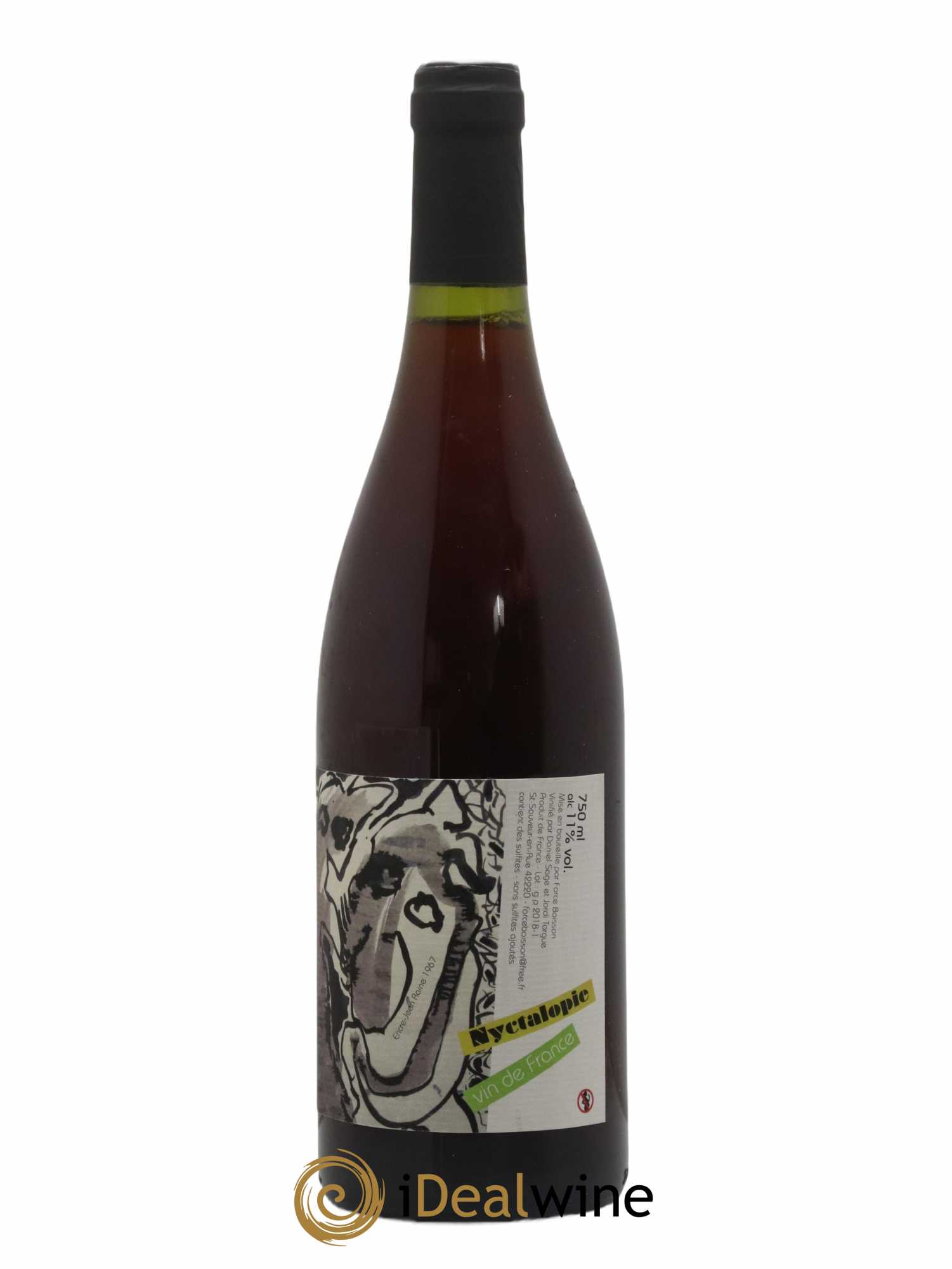 Vin de France Nyctalopie Daniel Sage 2017 - Lot de 1 bouteille - 0