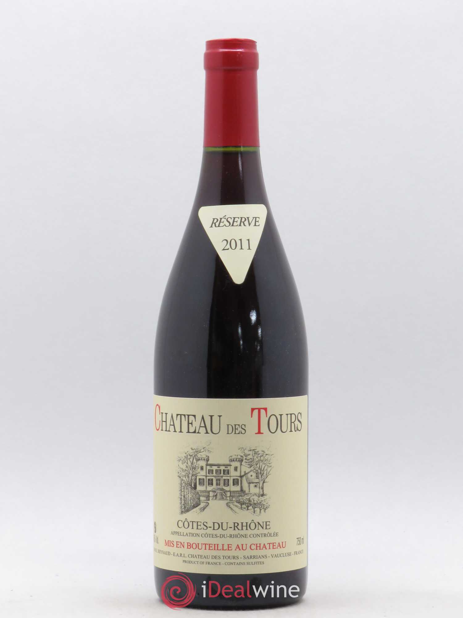 Côtes-du-Rhône Château des Tours Emmanuel Reynaud 2011 - Lot de 1 bouteille - 0