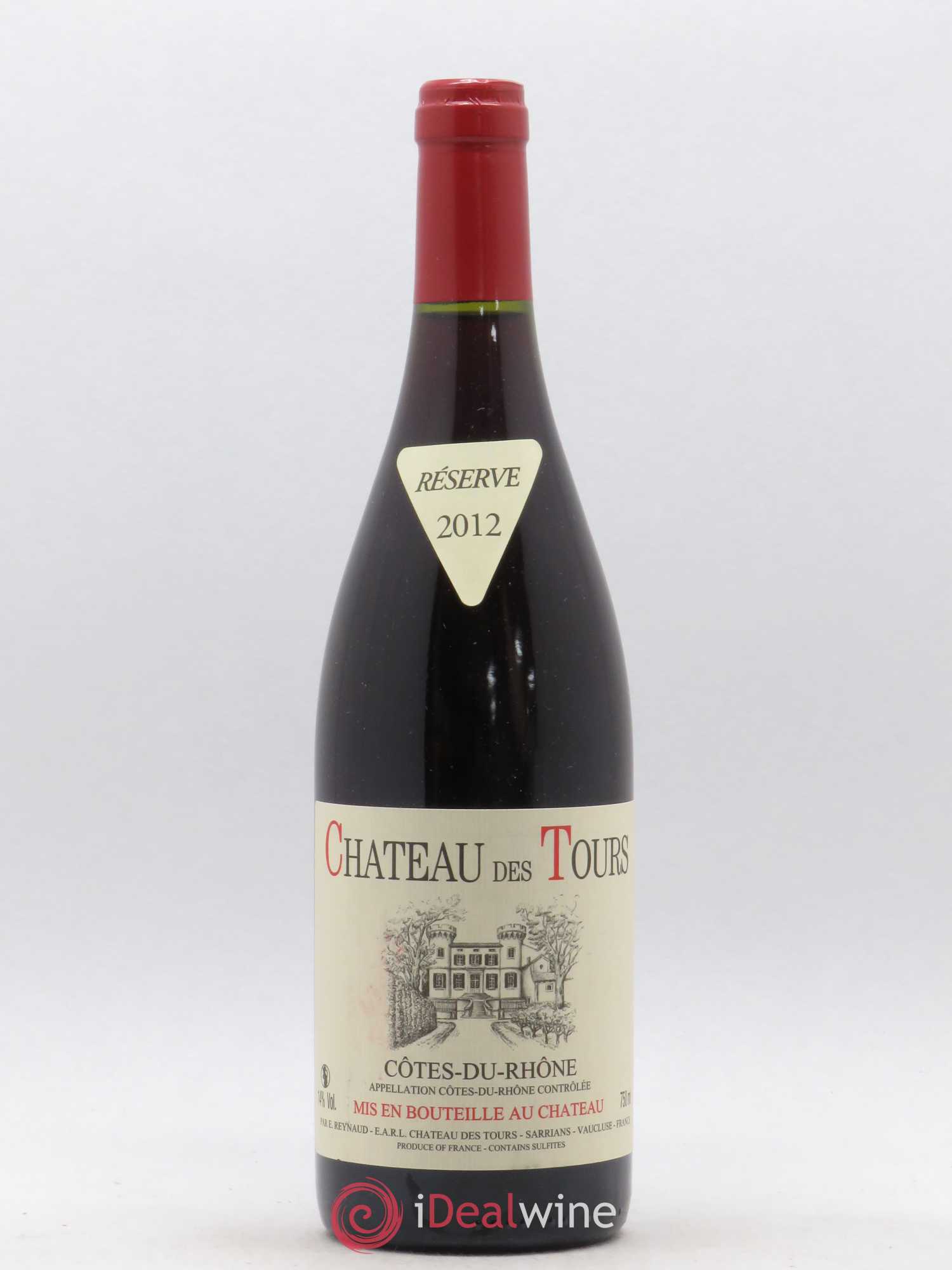 Côtes-du-Rhône Château des Tours Emmanuel Reynaud 2012 - Lot de 1 bouteille - 0